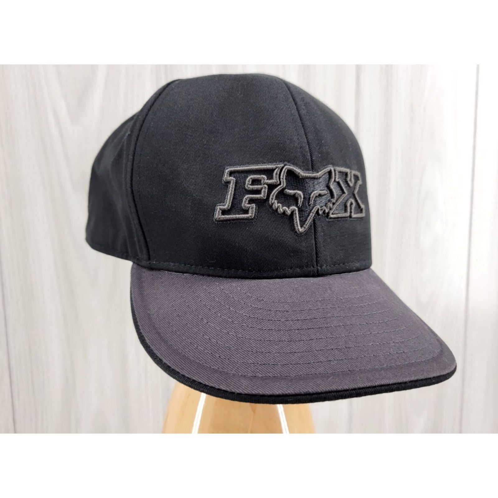 Vintage Fox Embroidered Snapback Cap Hat Black Size ONE SIZE - 3 Thumbnail
