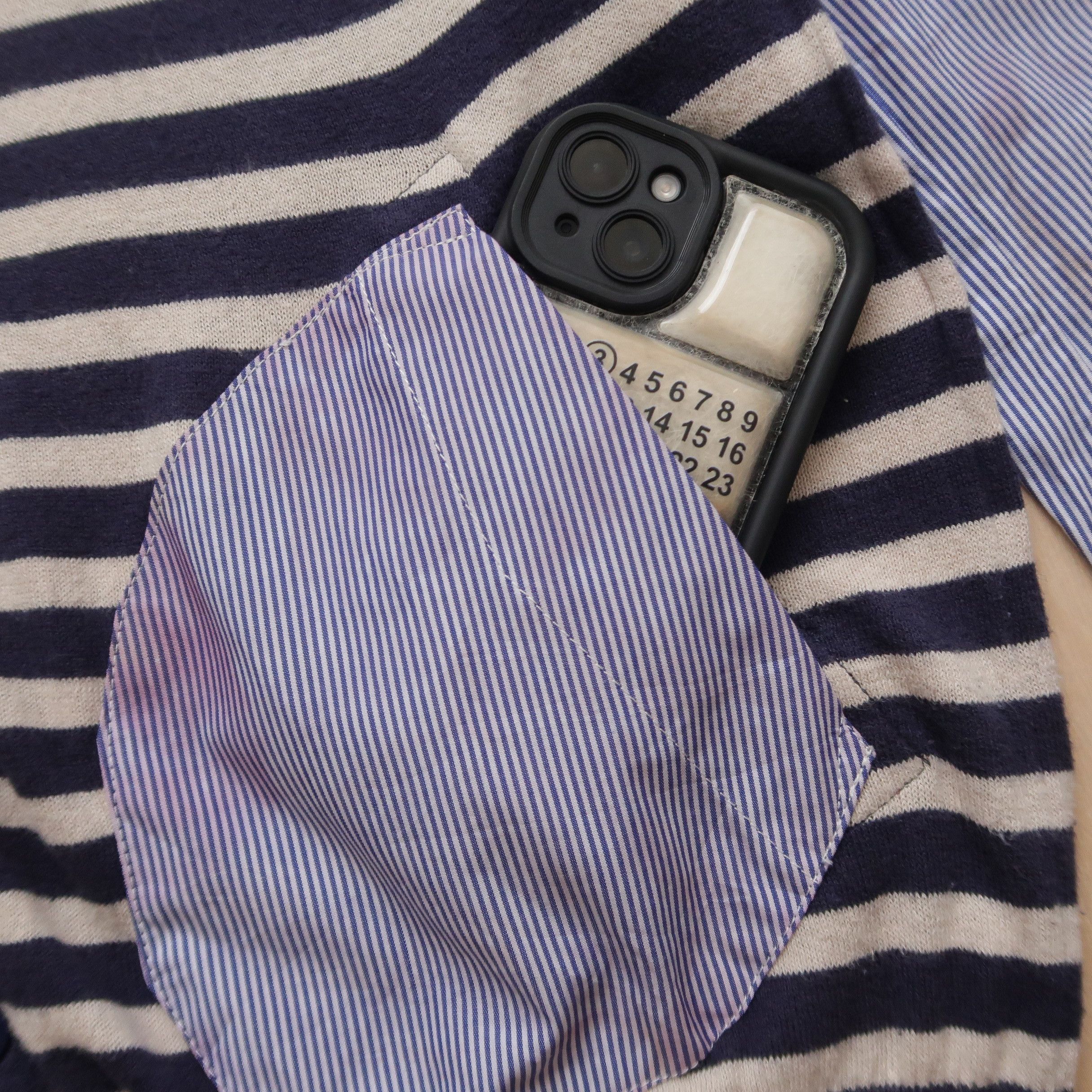 Issey Miyake 90s Issey Miyake Frapbois Hybrid Cardigan Knit Shirt Faded Size US M / EU 48-50 / 2 - 7 Thumbnail