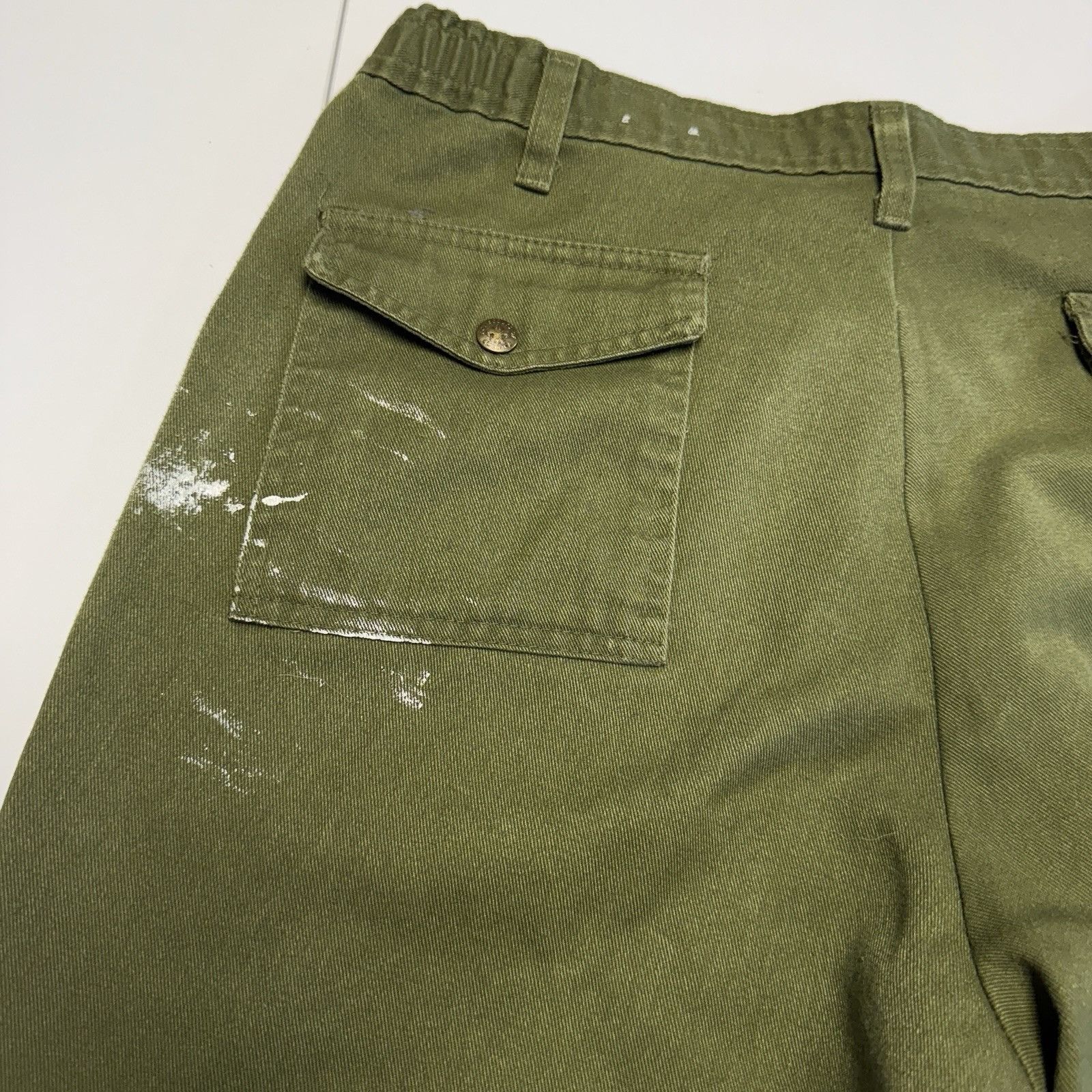 Vintage Vintage Boy Scouts of America Pants Mens 33x33 Green Officia Size US 33 - 8 Thumbnail