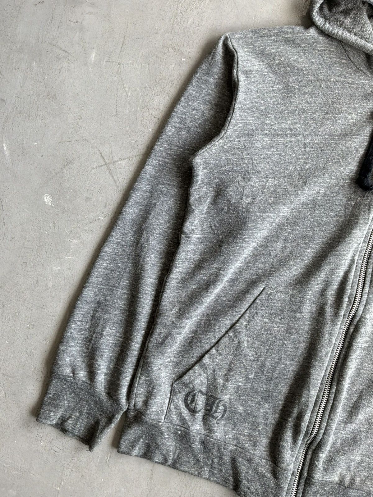 Chrome Hearts 2000s Chrome Hearts - Hollywood Script Zip Hoodie Size US M / EU 48-50 / 2 - 7 Thumbnail