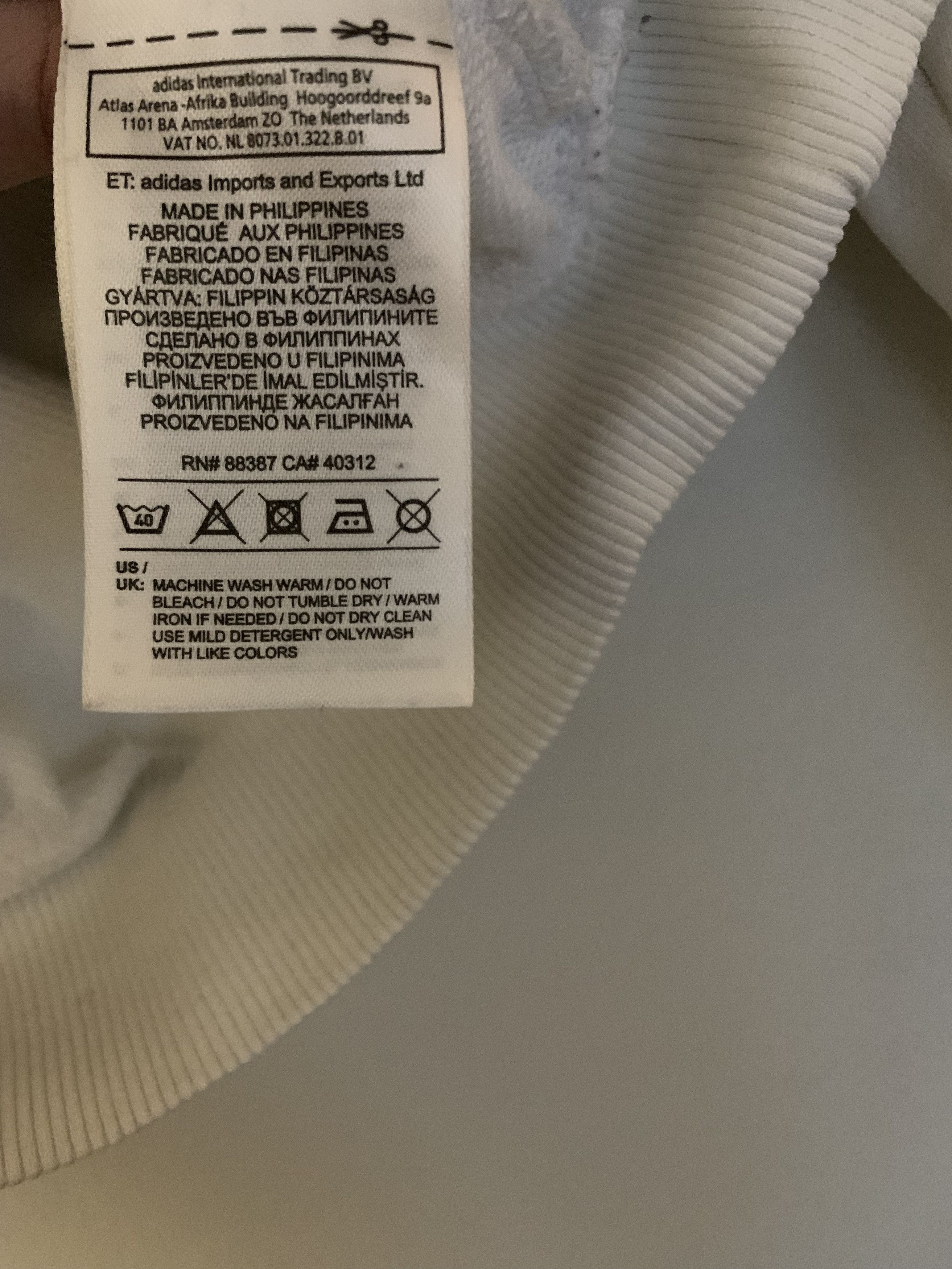 Adidas × Gosha Rubchinskiy Gosha Rubchinskiy x ADIDAS Sweatshirt White Size S Brand new Size US S / EU 44-46 / 1 - 3 Thumbnail