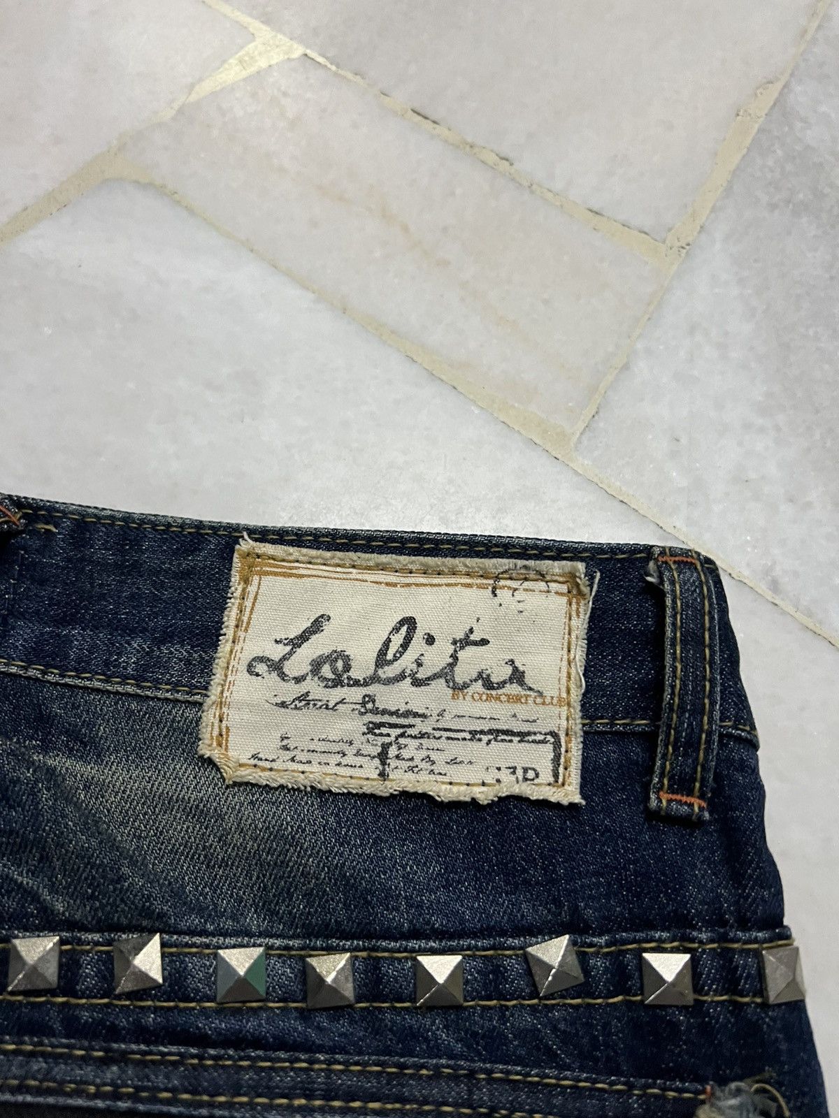 Japanese Brand Lolita By Concert Club Flared Denim Size US 31 - 21 Thumbnail