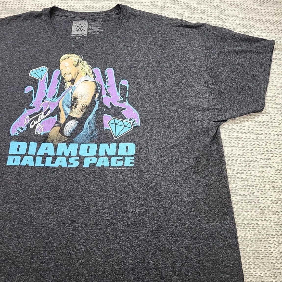 Vintage WCW WWE Diamond Dallas Page Tee Shirt Mens 3XL Gray Short Sleeve T-Shirt Graphic Print WWE Graphic Tee Shirt Mens 3XL Gray Short Sleeve Size US XXL / EU 58 / 5 - 2 Thumbnail