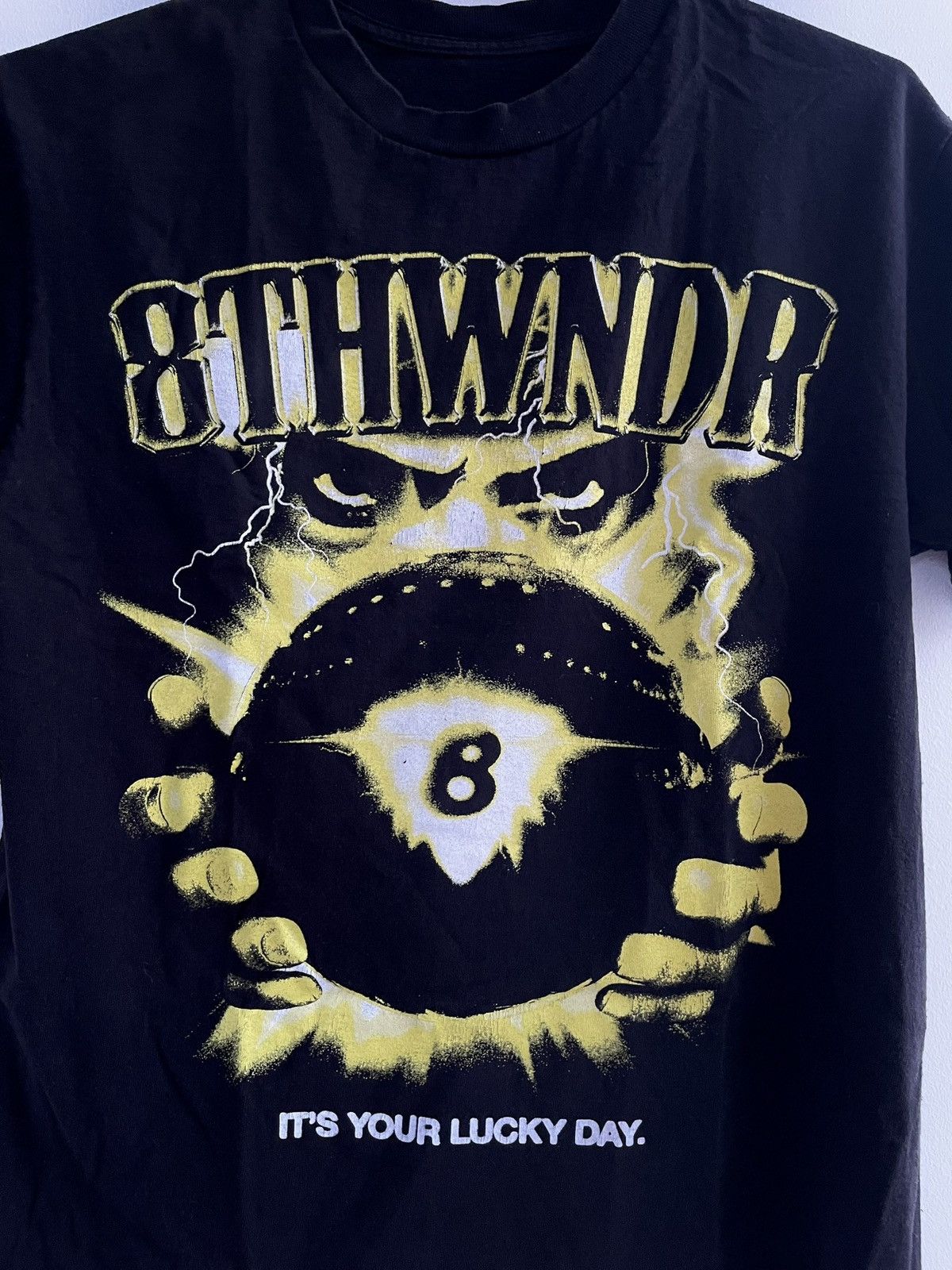 8THWNDR 8thWndr It’s Your Lucky Day 8 Ball Black Streetwear T-Shirt Size US M / EU 48-50 / 2 - 3 Thumbnail