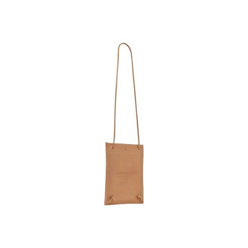 Saint Laurent Paris o1b1hav111224 Size: OS / Leather Crossbody Bag in Beige Size ONE SIZE - 5 Thumbnail