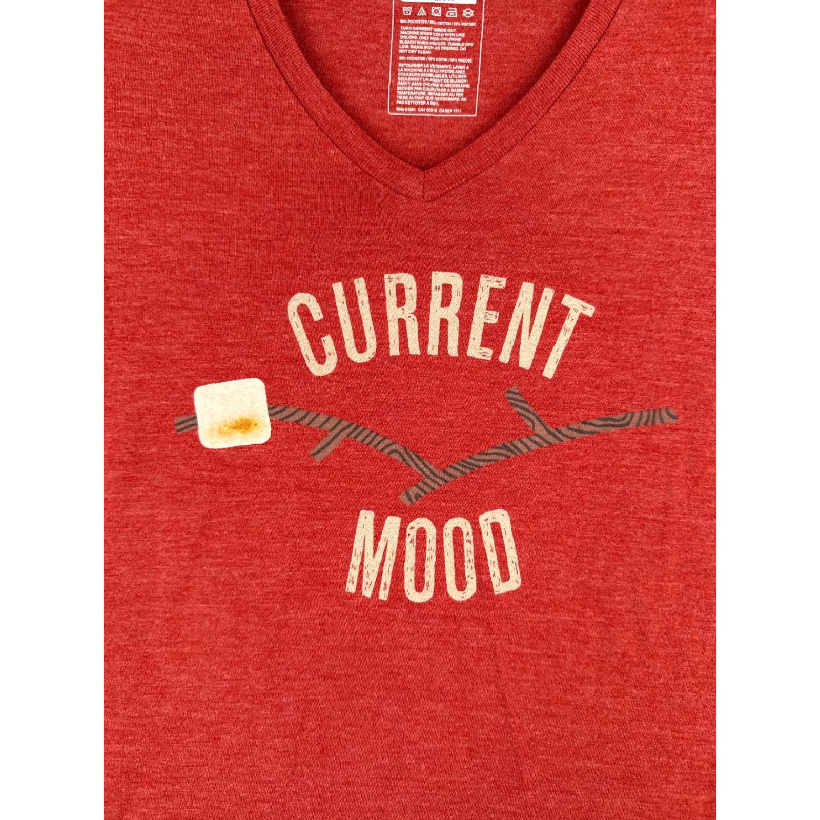 The North Face The North Face Shirt Women XS Red V-Neck Polyester Blend Classic Slim Fit T-Shirt Casual Womens XS Red The North Face Size XS / US 0-2 / IT 36-38 - 6 Thumbnail