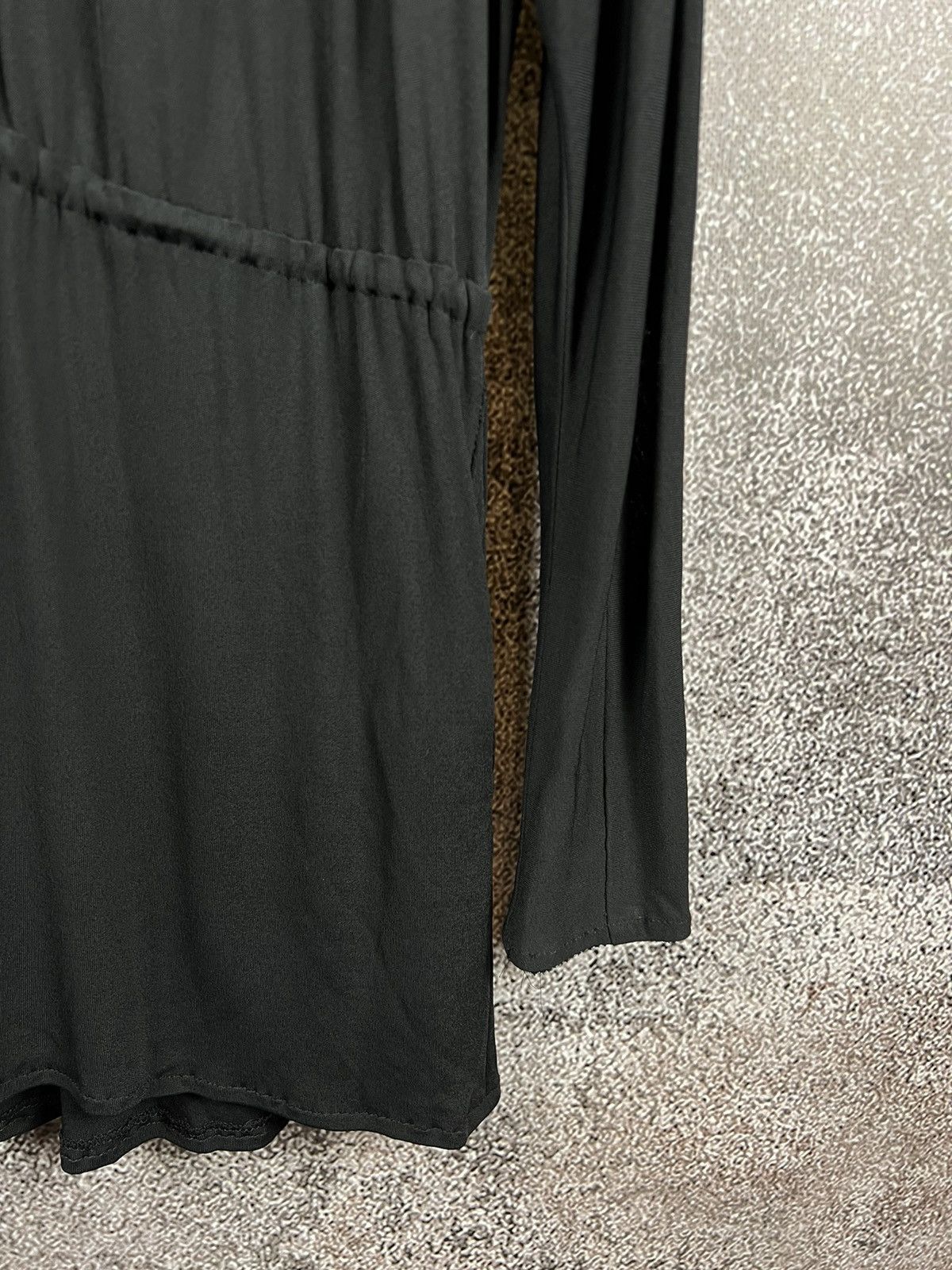 Designer × Jil Sander 90s Jil Sander black vintage viscose tunic dress pleated Size S / US 4 / IT 40 - 9 Thumbnail