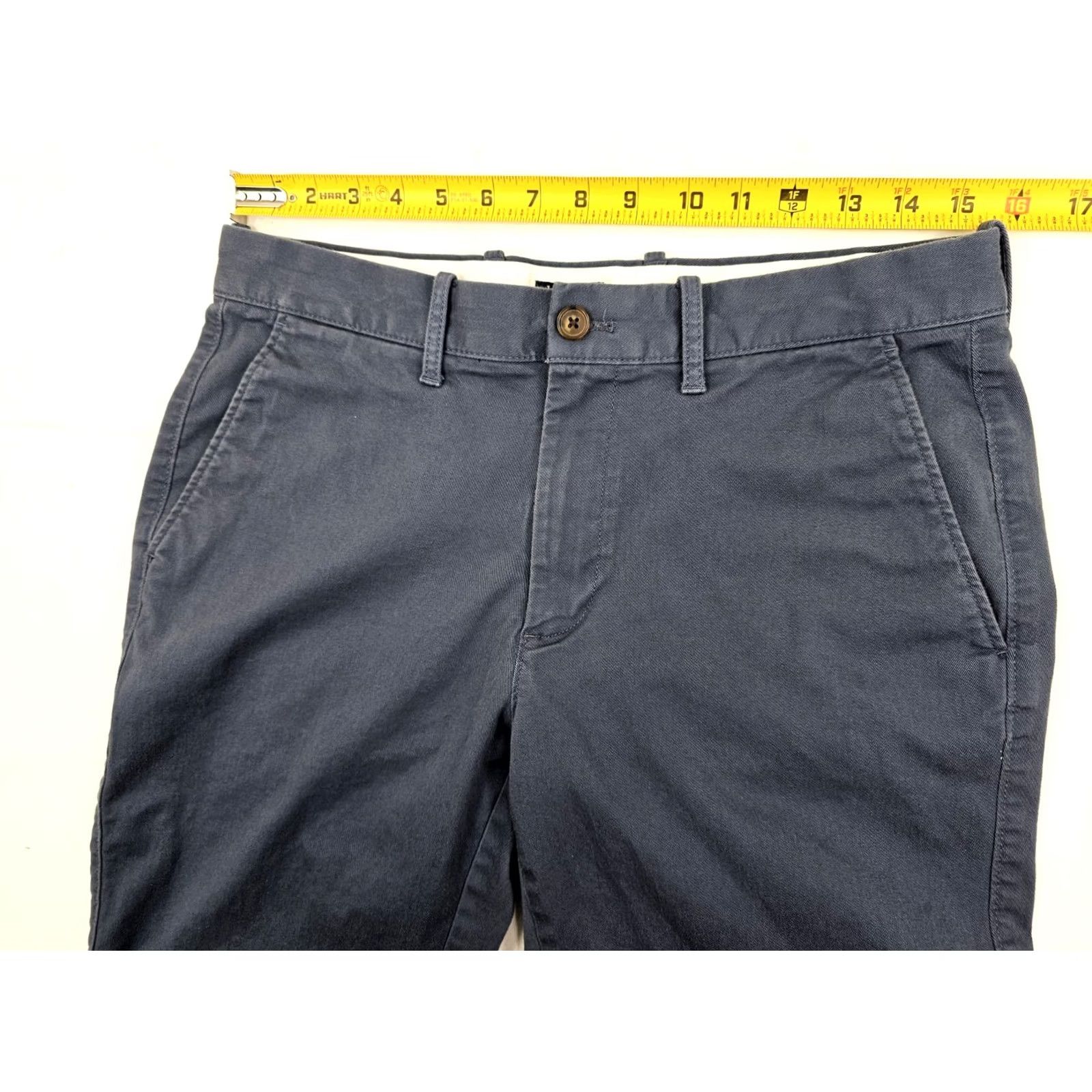 J.Crew J.Crew Flex Pants Men 31x30 Fits 31x28 Steel Blue Chino Straight Stretch Twill Size US 31 - 5 Thumbnail