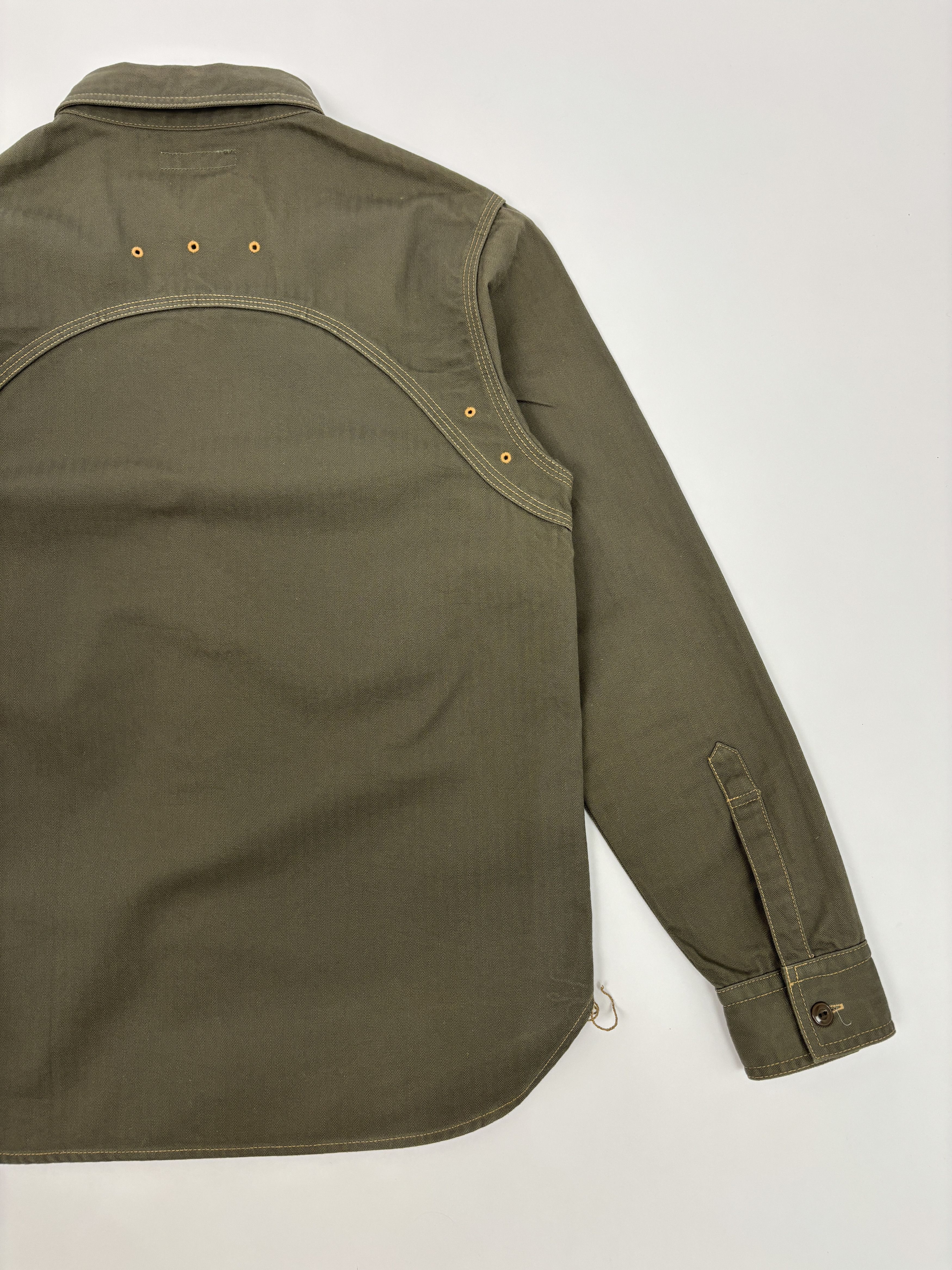 Full Count & Co. Fullcount Herringbone Work Shirt Size US M / EU 48-50 / 2 - 12 Thumbnail