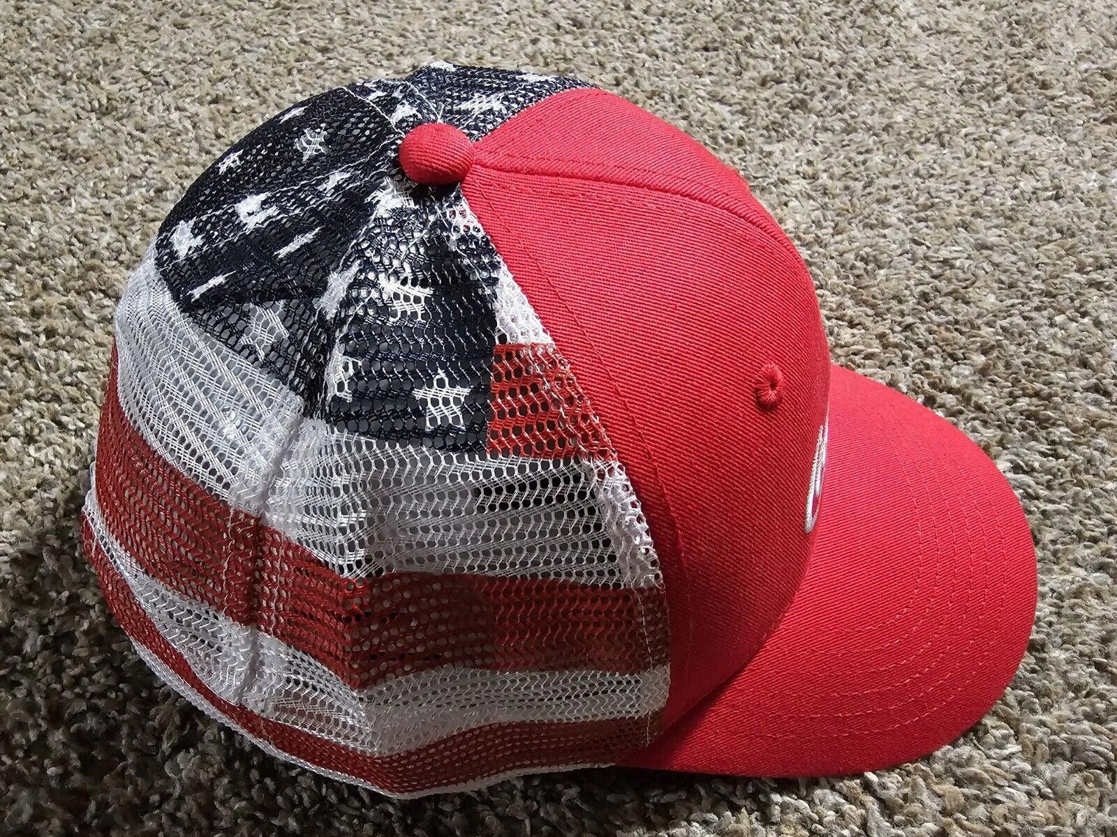 Designer Coca Cola American Flag Snapback Mesh Trucker Cap Hat Size ONE SIZE - 4 Thumbnail