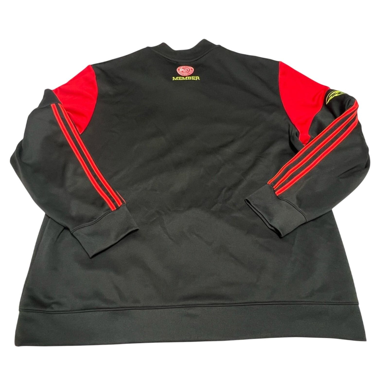 Adidas Atlanta Hawks Jacket Mens 2XL Black Adidas Member Size US XXL / EU 58 / 5 - 2 Thumbnail