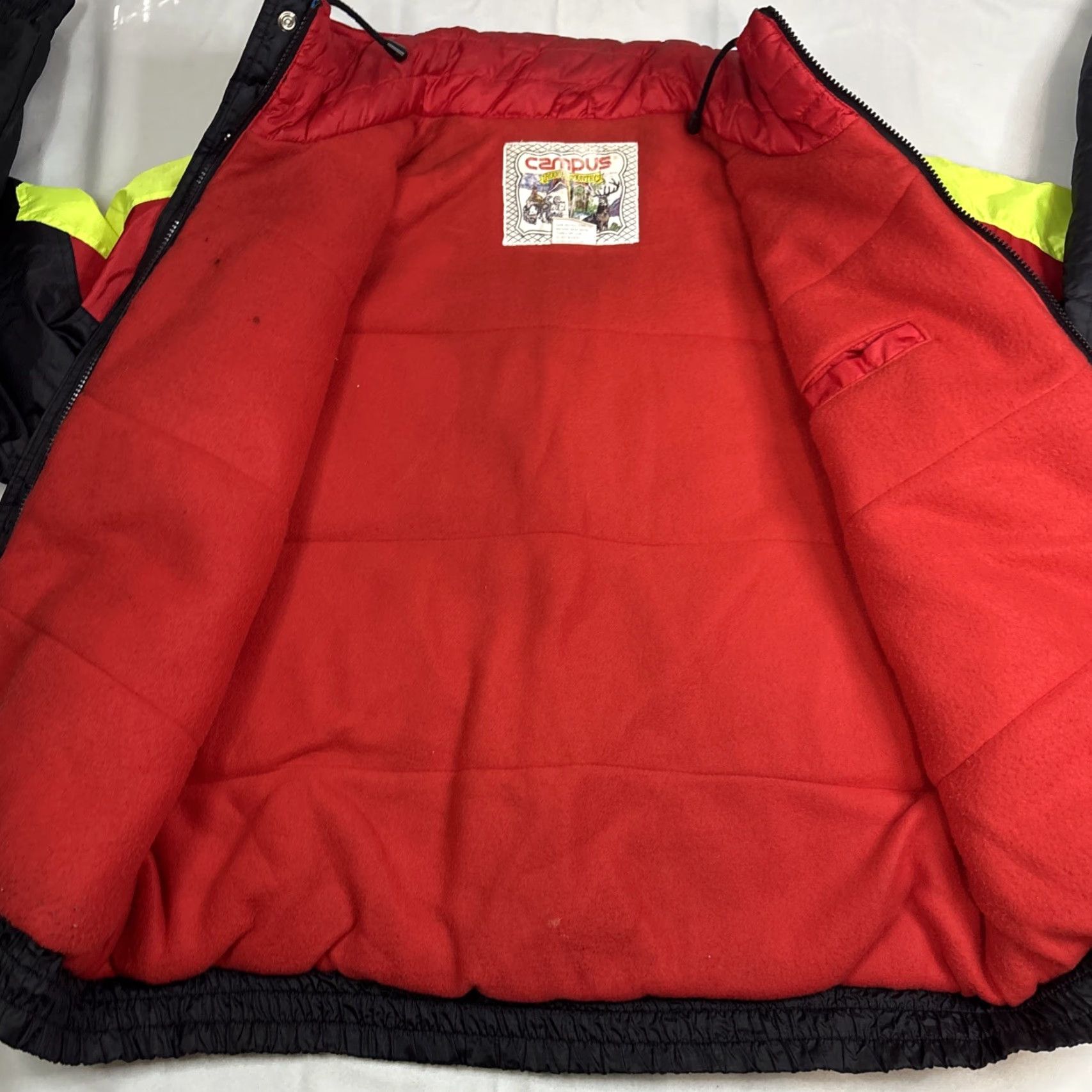 Vintage VINTAGE Black Campus Rugged Country Winter Jacket Puffer Ski Snow Large Red Blue Mens Size US L / EU 52-54 / 3 - 7 Thumbnail