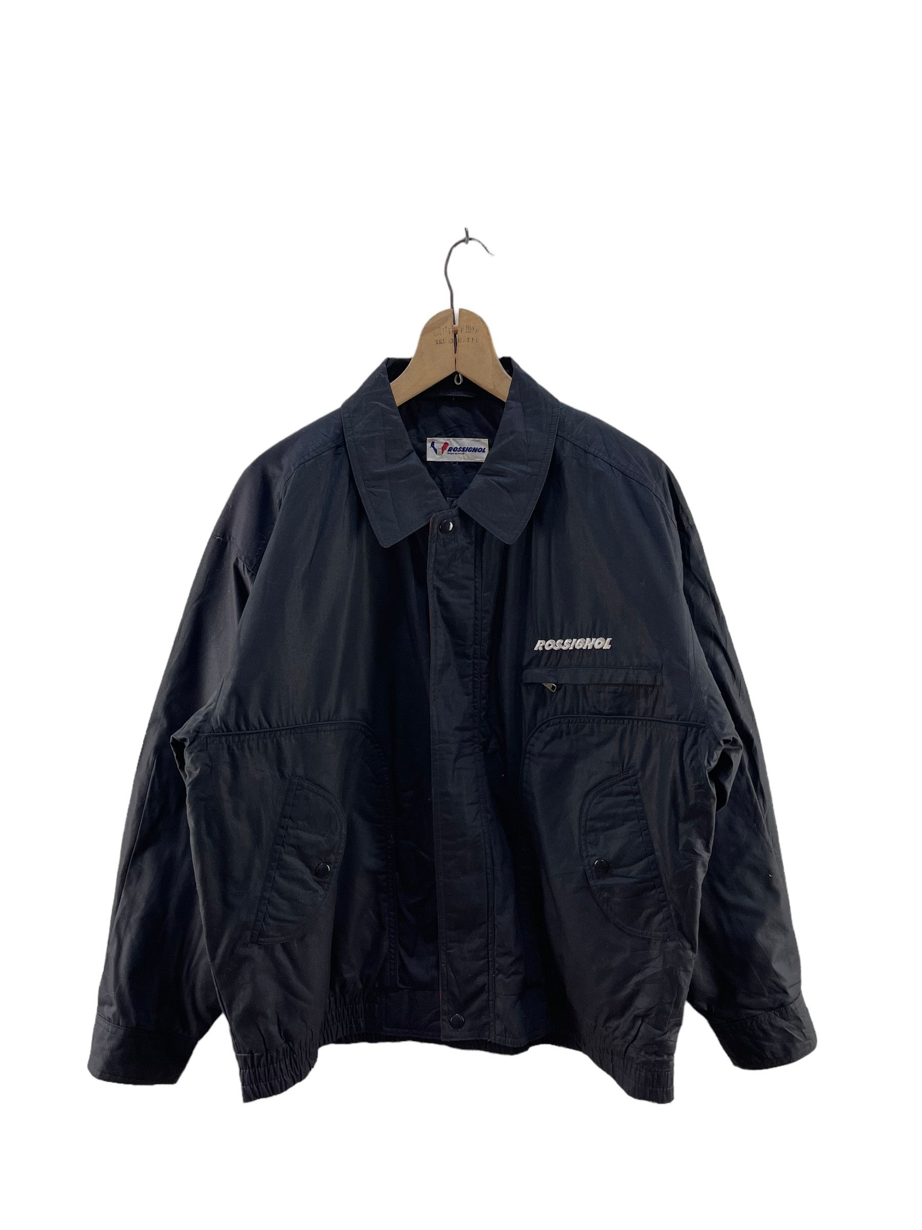 image of Vintage Rossignol Racing Jacket in Black, Men's (Size Large)