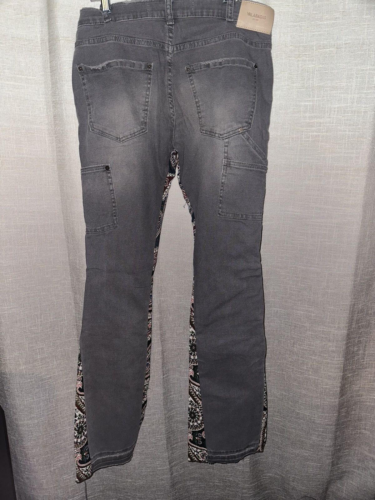 Valabasas VALABASAS “Alpha Picasso” GREY JACQUARD Jeans Size US 32 / EU 48 - 4 Thumbnail