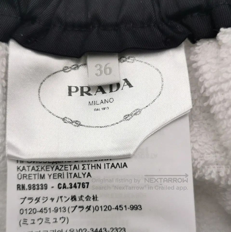 Prada Prada Cotton Logo Shorts for Women . Size 35" - 6 Thumbnail