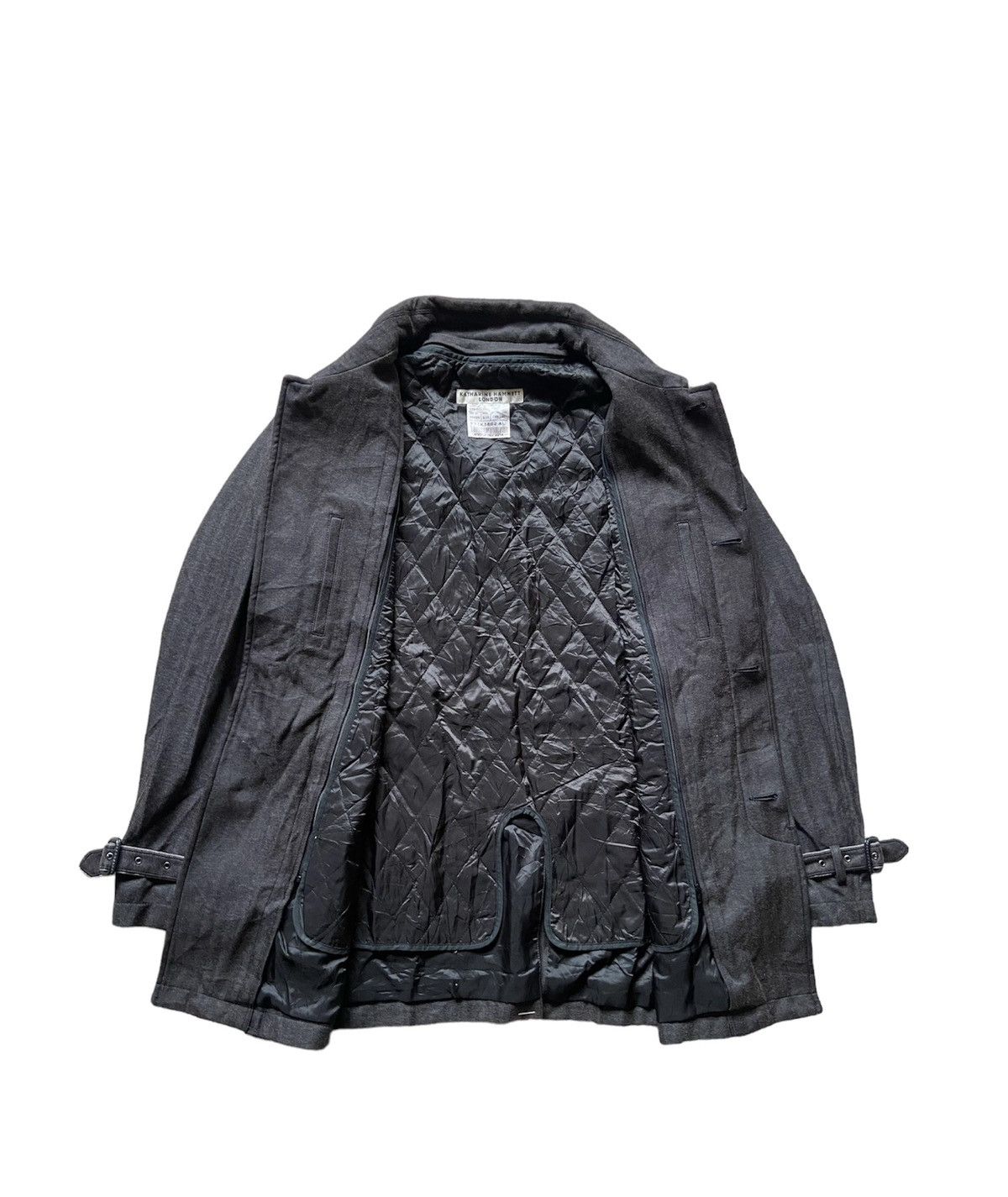 Katharine Hamnett London Vintage Katharine Hamnett London Cuffs Stripe Coat Jacket Size US L / EU 52-54 / 3 - 5 Thumbnail