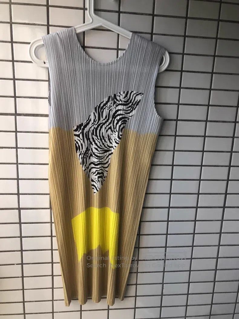 Issey Miyake Issey Miyake Color Block Vest Size L / US 10 / IT 46 - 1 Thumbnail