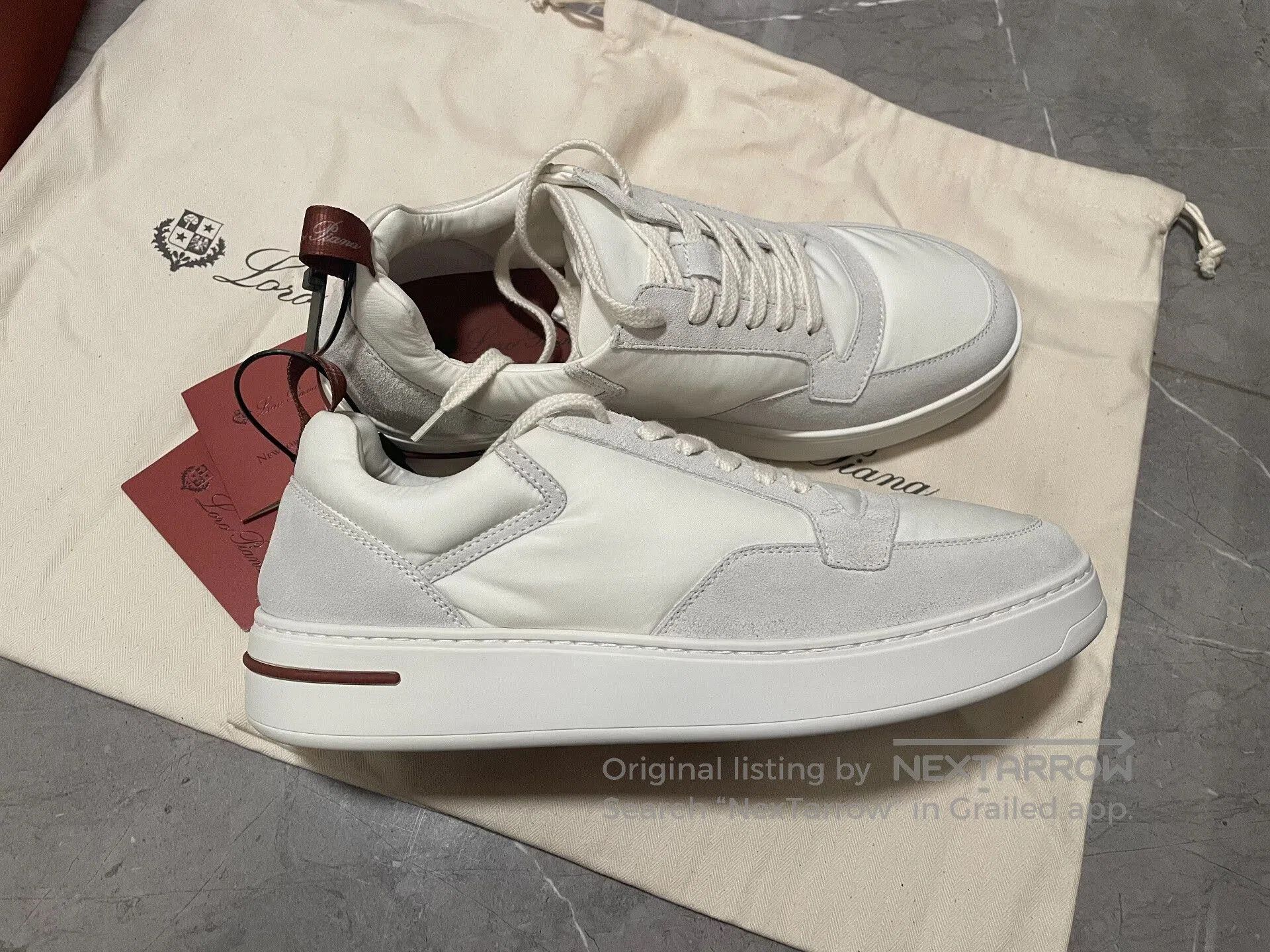 Loro Piana Loro Piana Newport Walk Leather Sneakers. Size US 8 / EU 41 - 2 Thumbnail