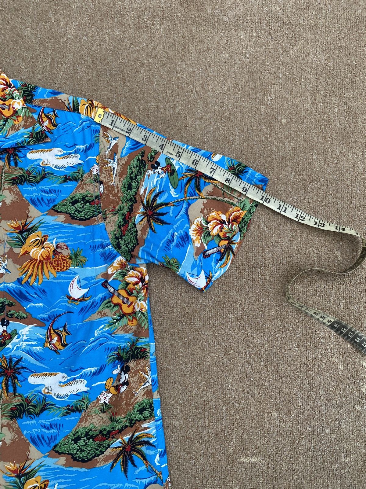 Disney × Vintage Vintage aloha disney mickey full print hawaiian shirt Size US L / EU 52-54 / 3 - 17 Thumbnail