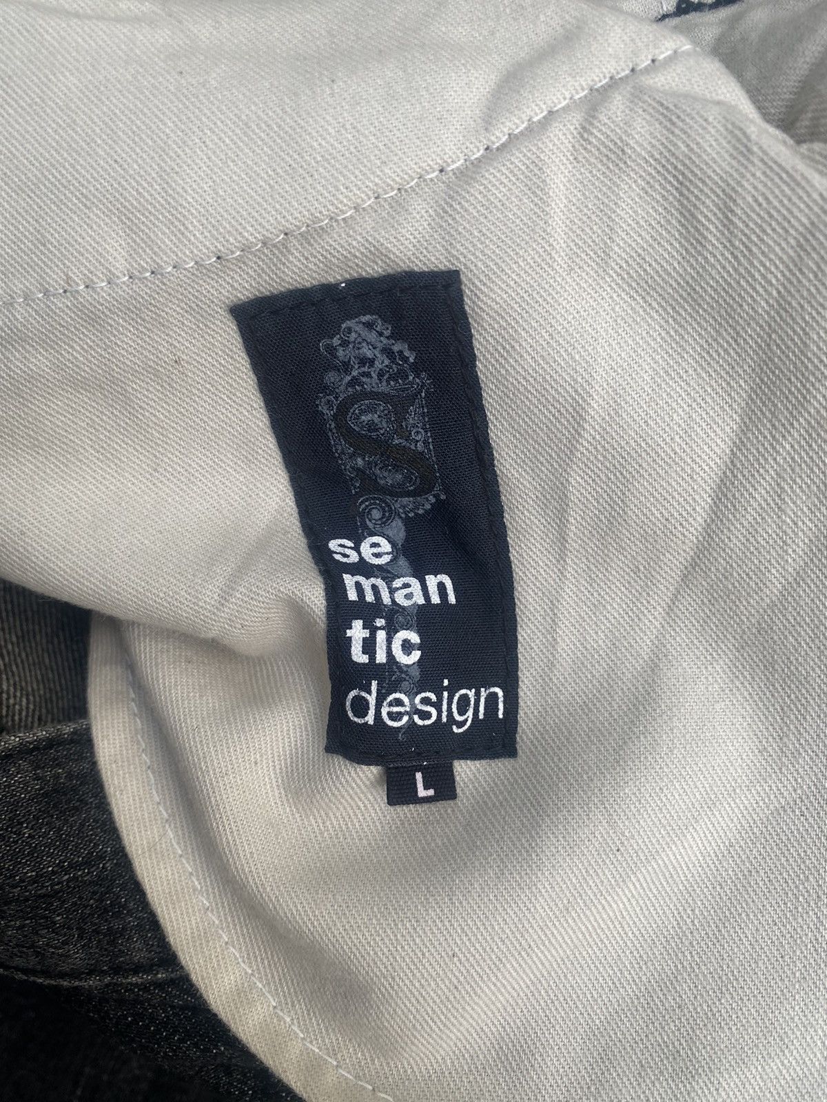 Japanese Brand Flare Jeans Semantic Distressed Boro Painted Bootcut Size US 32 / EU 48 - 24 Thumbnail
