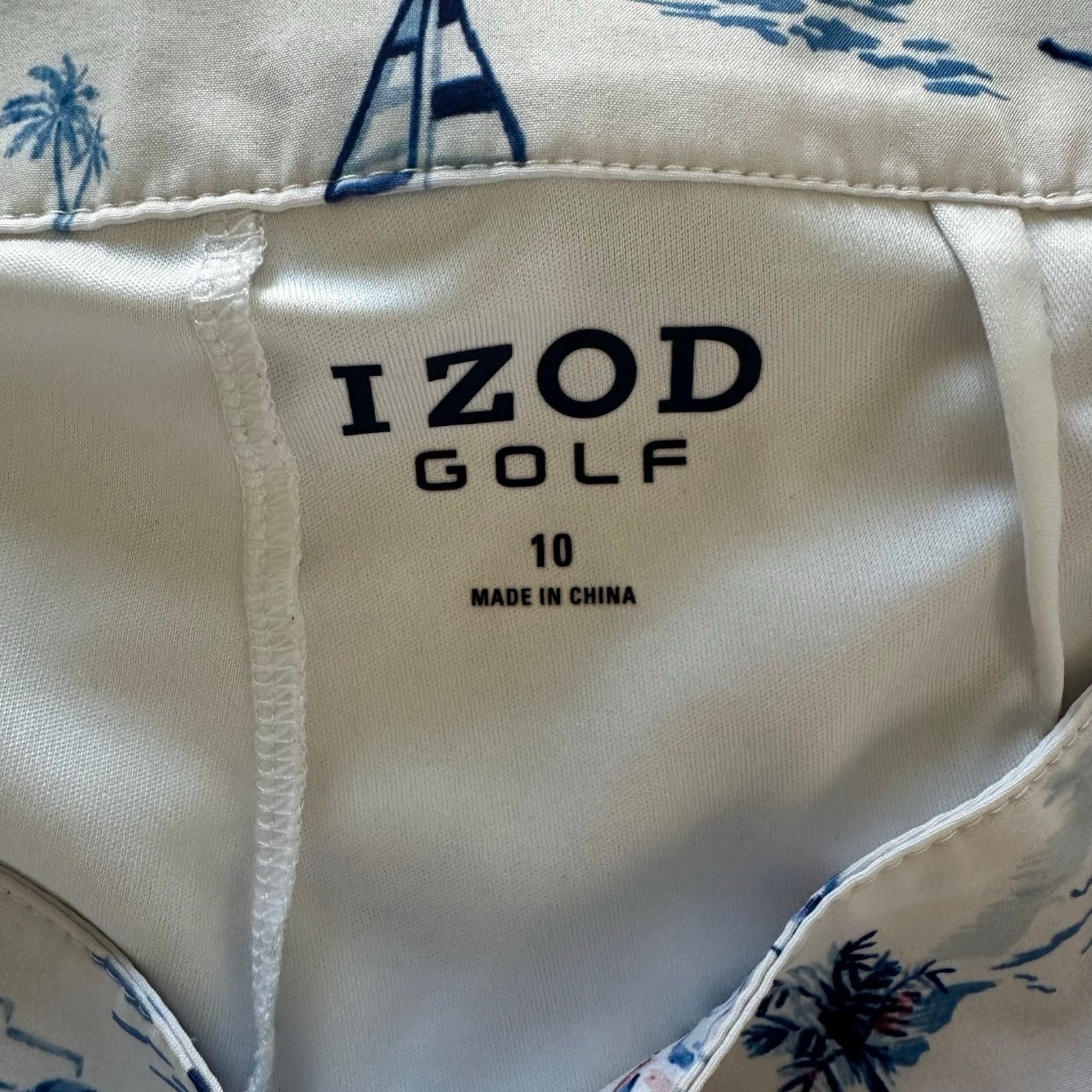Izod Izod Women's Golf Skort White Blue Pink Sailboat Size 10 Size 32" / US 10 / IT 46 - 8 Thumbnail