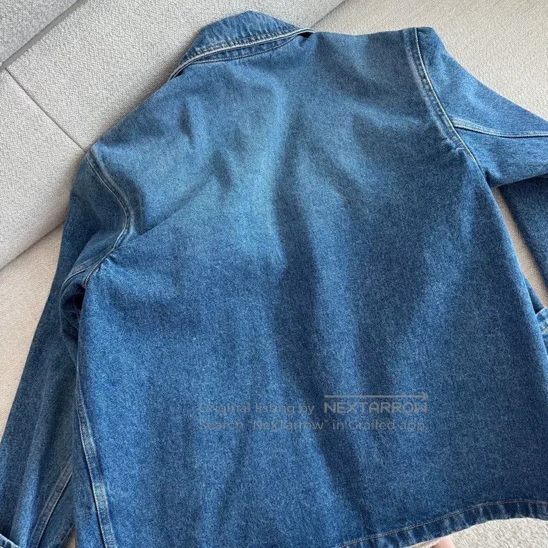 Loewe LOEWE Denim Jacket, Classic Style, Made of 100% Cotton. Br Size XXS / US 00 / IT 34 - 6 Thumbnail