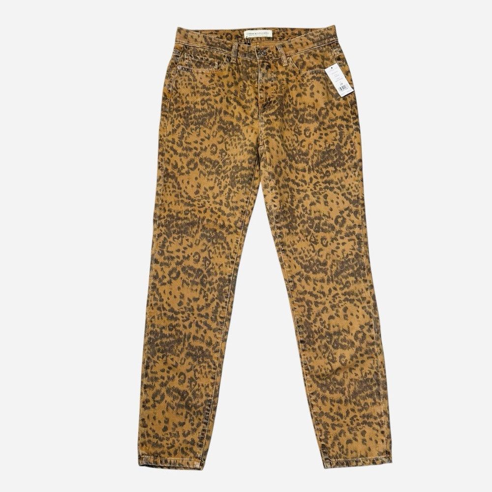 Current/Elliot NWT New $257 Current/Elliott Stiletto Amber Leopard Skinny Size 28" / US 6 / IT 42 - 3 Thumbnail