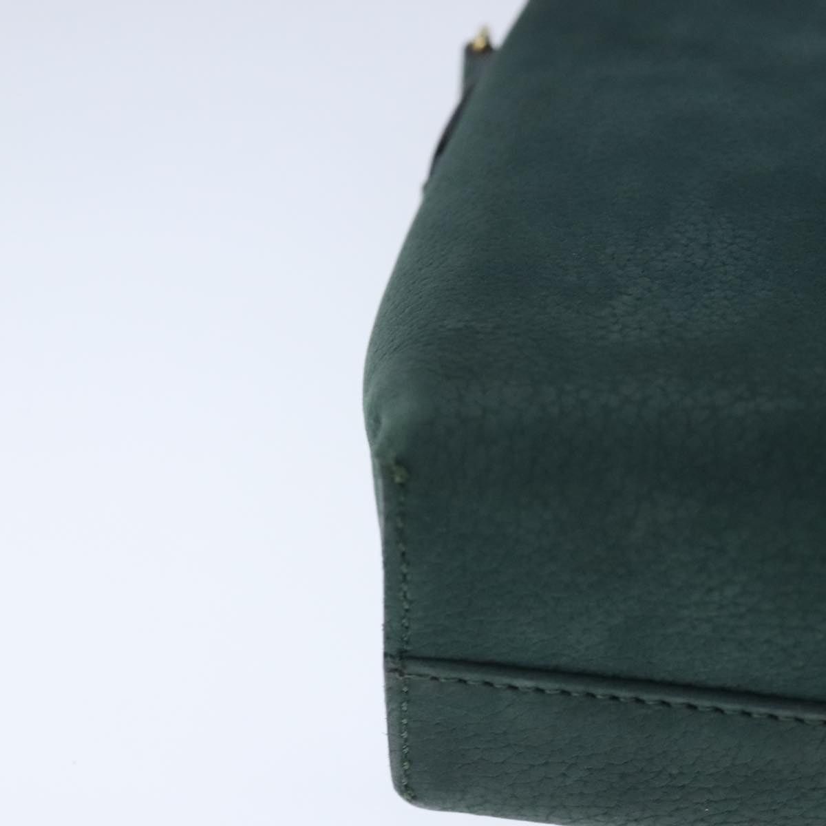 Celine CELINE Hand Bag Leather Green Gold Size ONE SIZE - 15 Thumbnail