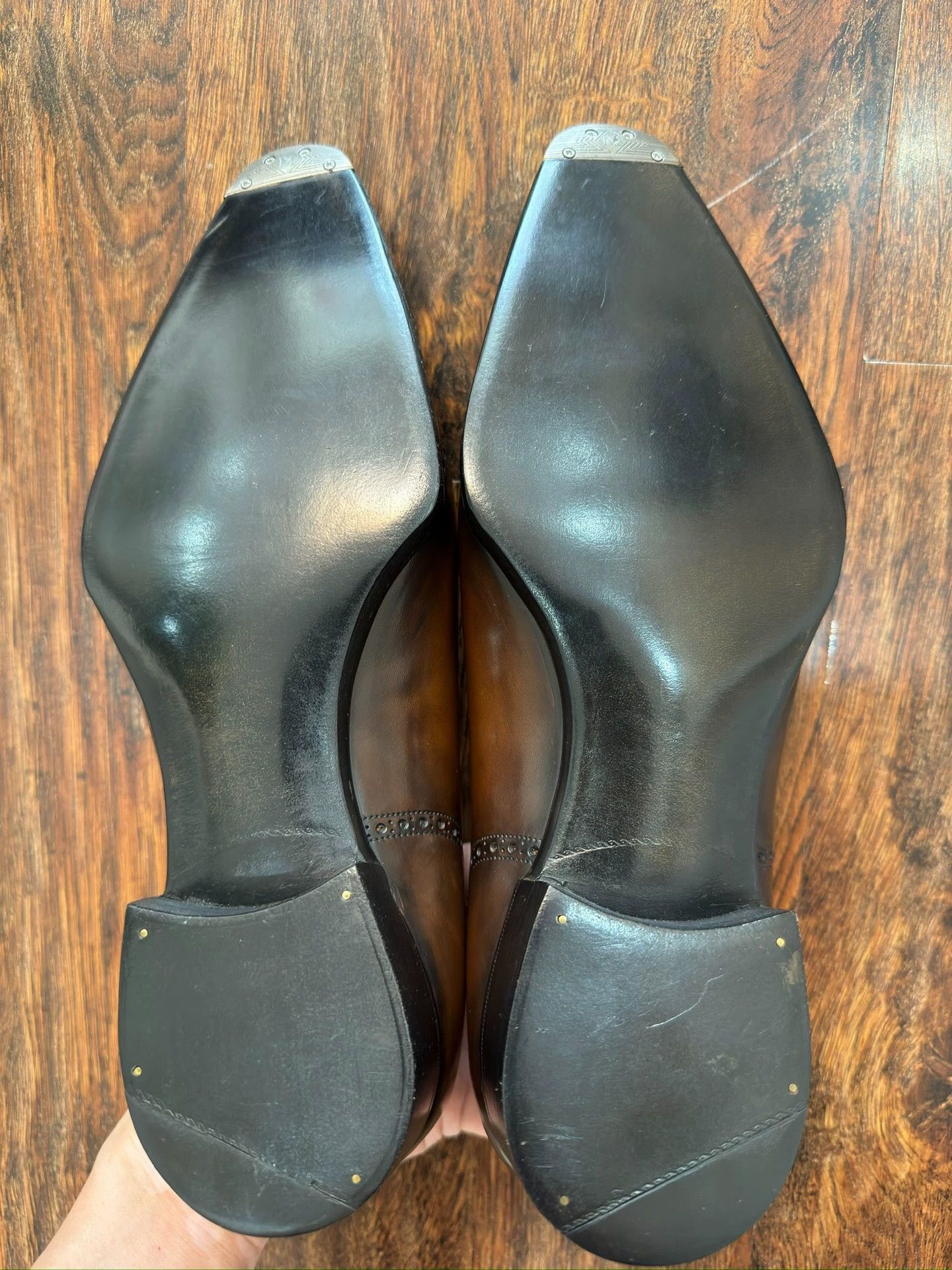 Gaziano & Girling G&G Deco MTO US7 7F Papworth Oxford Beluga patina Size US 7 / EU 40 - 9 Thumbnail