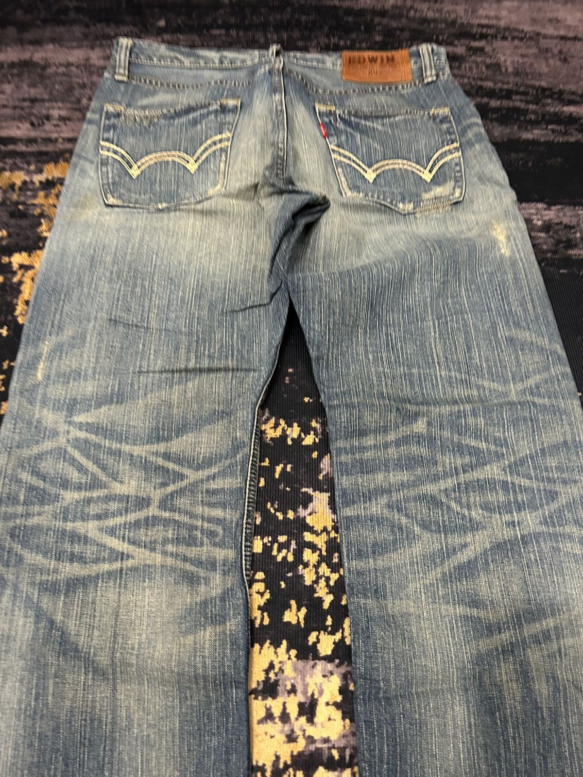 Edwin Vintage Edwin Japan Distressed Jeans Size US 36 / EU 52 - 6 Thumbnail