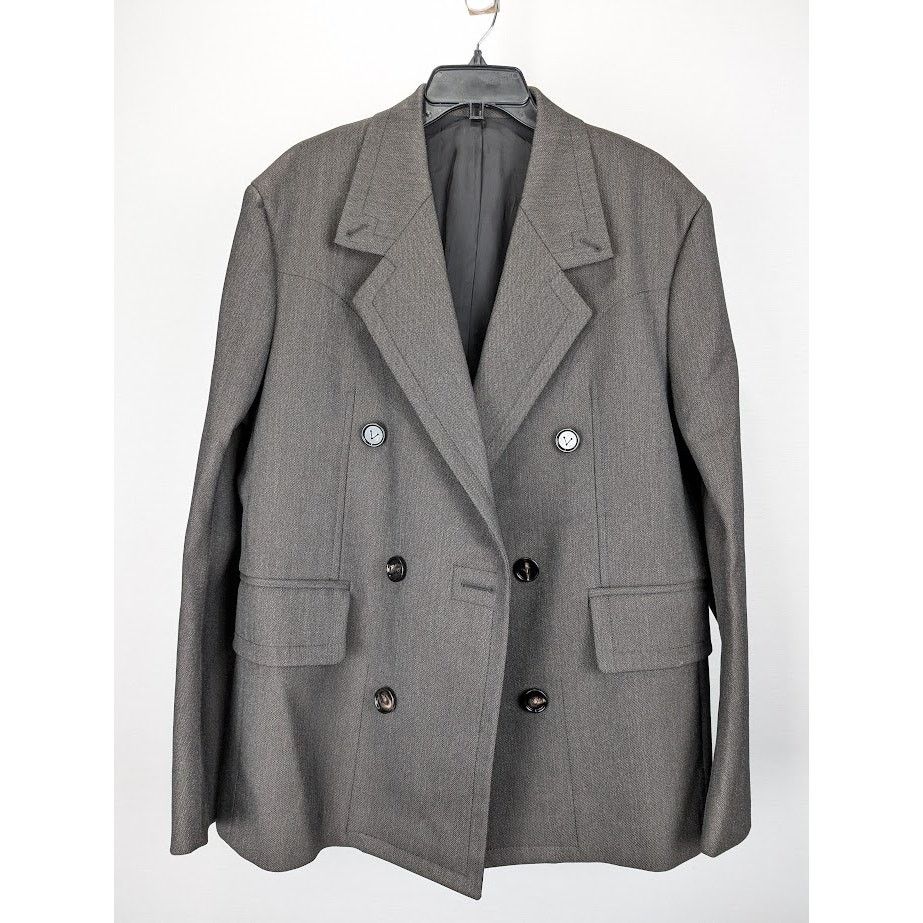 Bottega Veneta o1rshd1 Technical Wool Jacket in Brown/Grey/Black Size US L / EU 52-54 / 3 - 10 Thumbnail