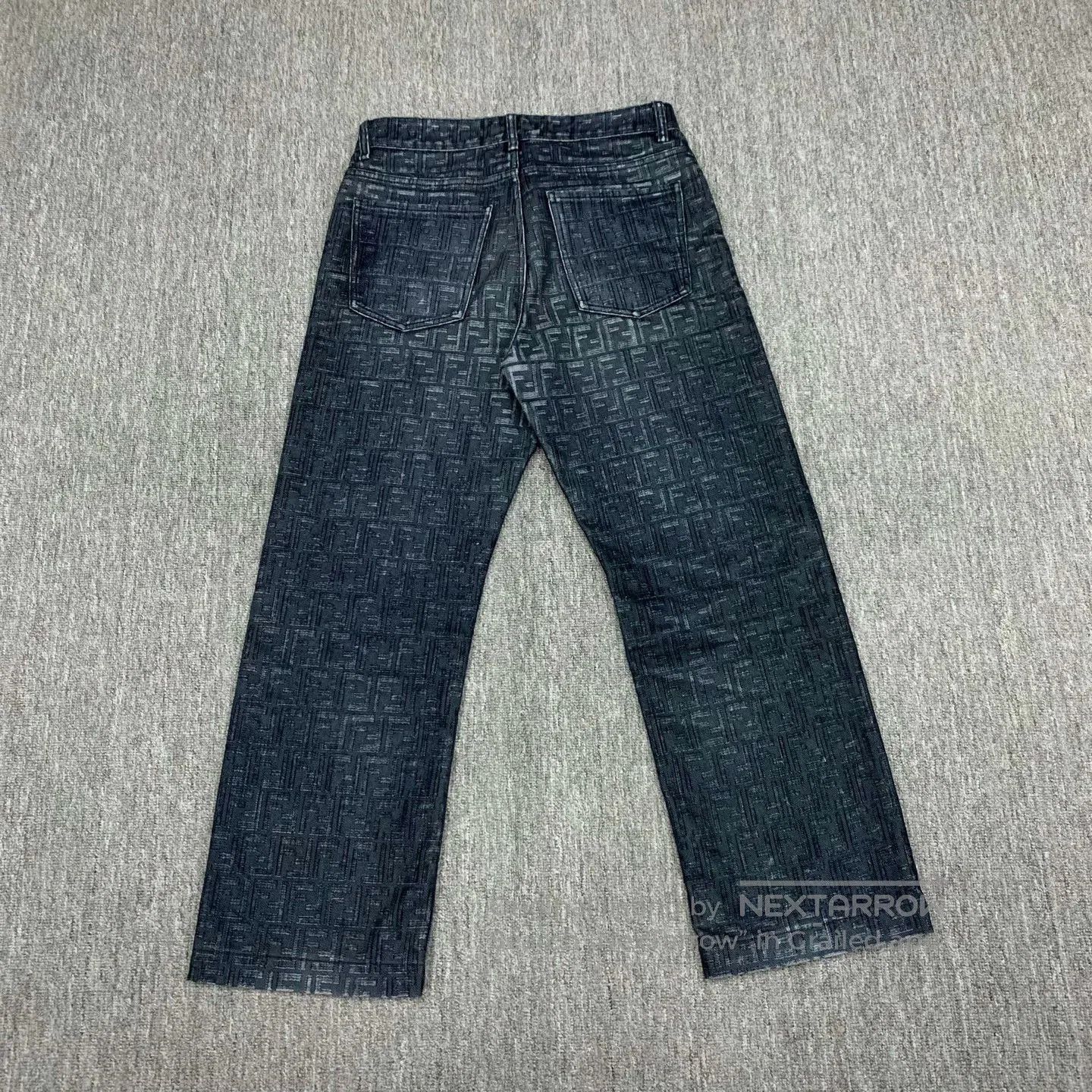 Fendi fendi blue double f print denim pants. Size US 32 / EU 48 - 2 Thumbnail