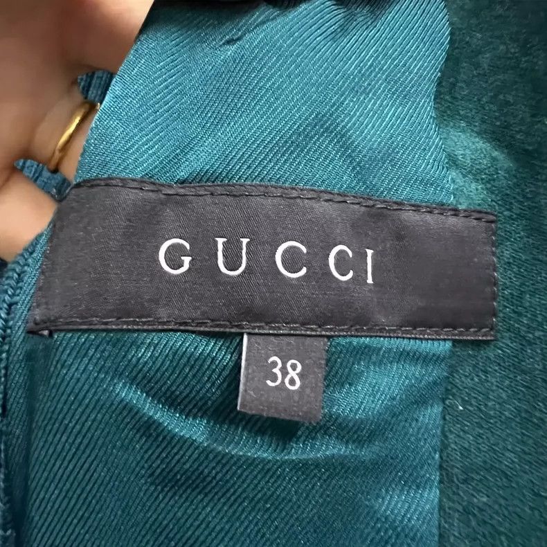 Gucci Gucci Green velvet slim suit 2502-Nextarrow Size 38R - 3 Thumbnail