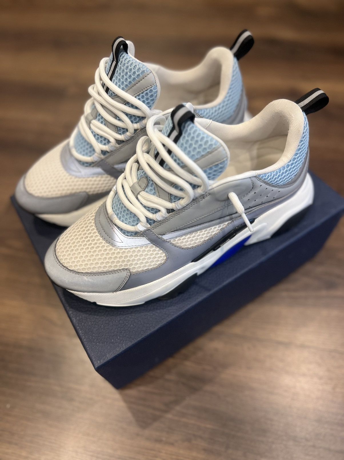Dior Dior B22 Calf Mesh (Baby Blue) Size US 10 / EU 43 - 10 Thumbnail