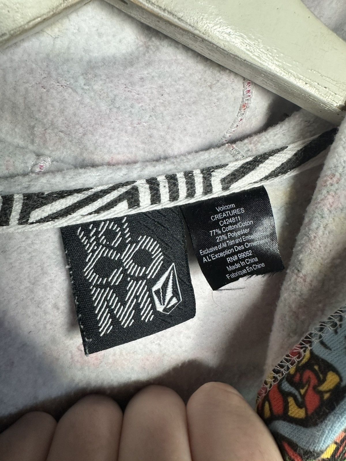 Volcom Volcom Snake Dragon Hoodie Full Zip All Over Print Graphic Size US M / EU 48-50 / 2 - 5 Thumbnail
