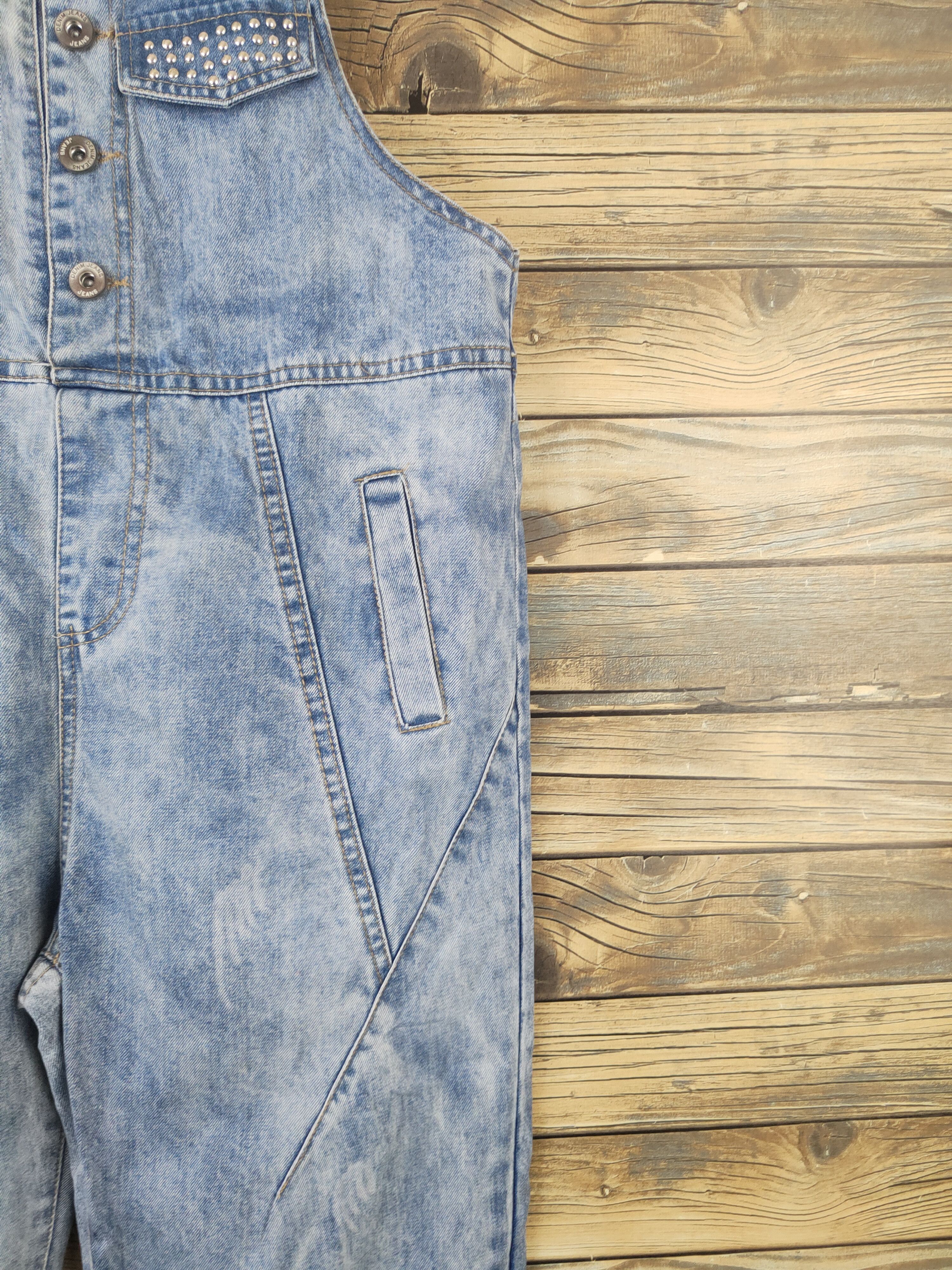 Japanese Brand × Vintage Vintage Japanese Brand Light Blue Denim Jumpsuits Size 36" / US 14 / IT 50 - 8 Thumbnail