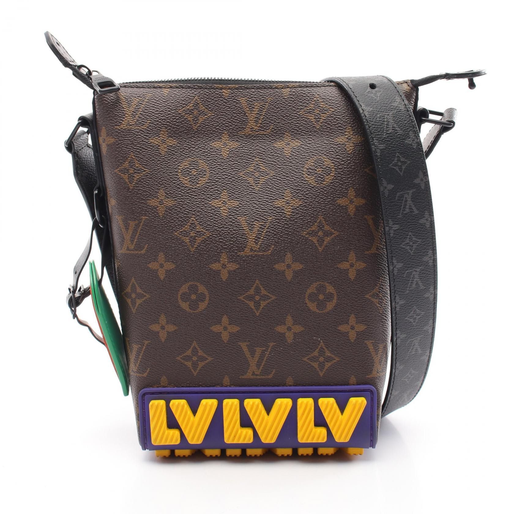 Louis Vuitton Louis Vuitton Cruiser Messenger Monogram Lv Initials Shoulder Bag Leather Brown Multicolor Size ONE SIZE - 1 Thumbnail