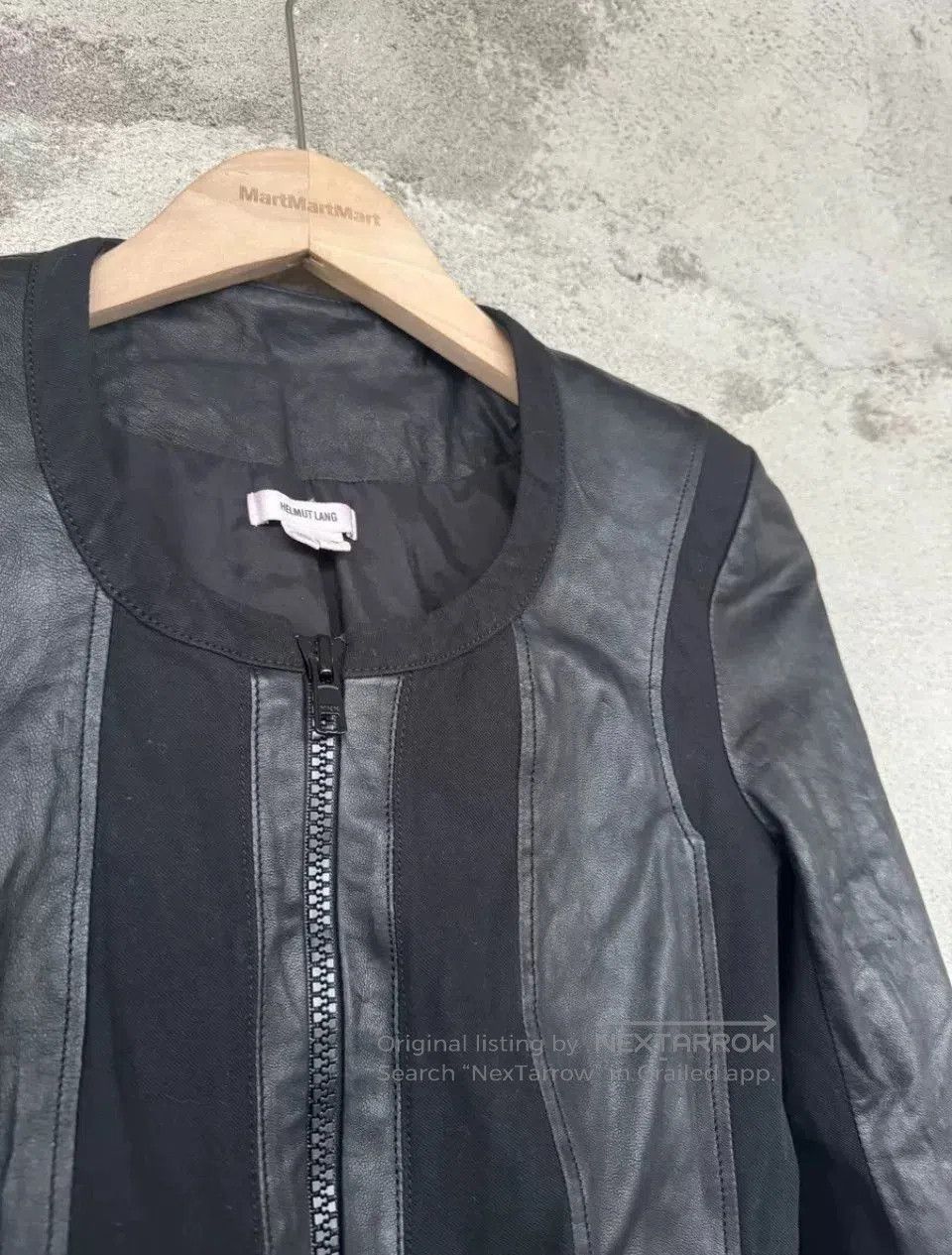 Helmut Lang Helmut Lang Fitted Leather Jacket. Size S / US 4 / IT 40 - 4 Thumbnail