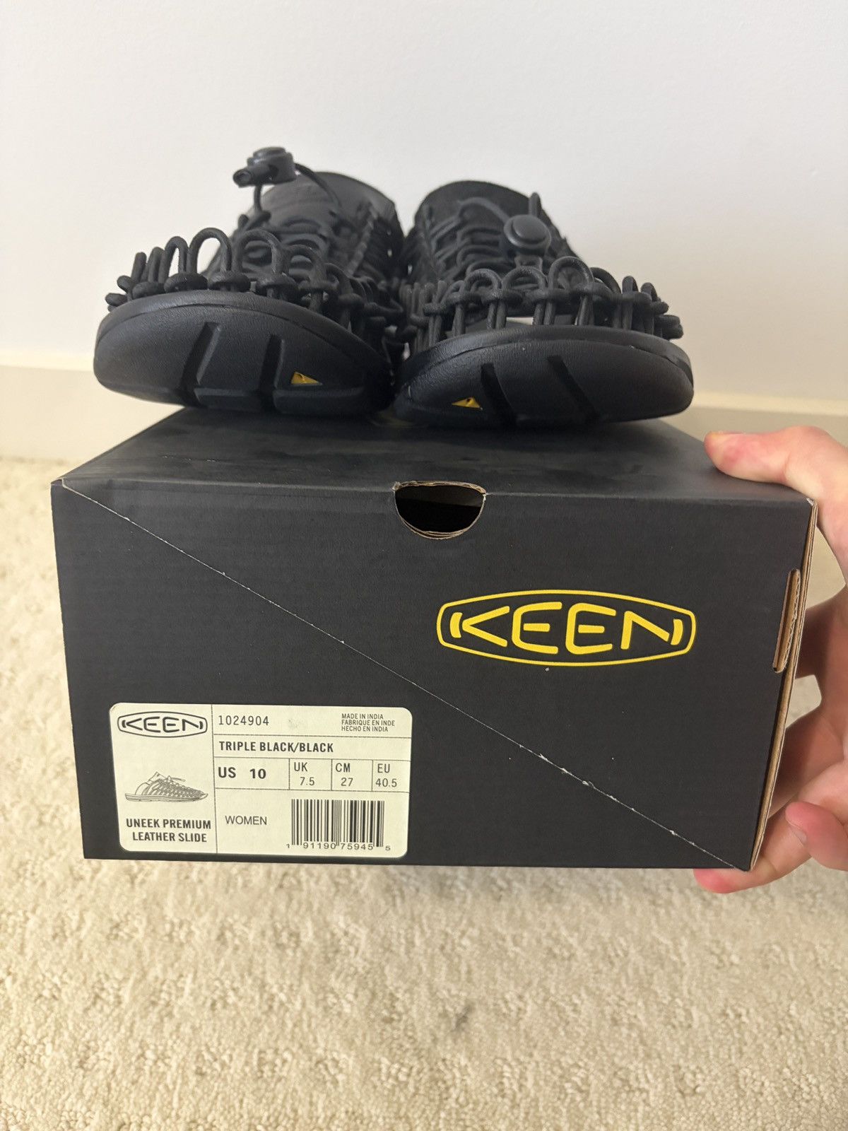 Engineered Garments Keen x Engineered Garments Leather Uneek Slides Size US 9 / EU 42 - 5 Thumbnail