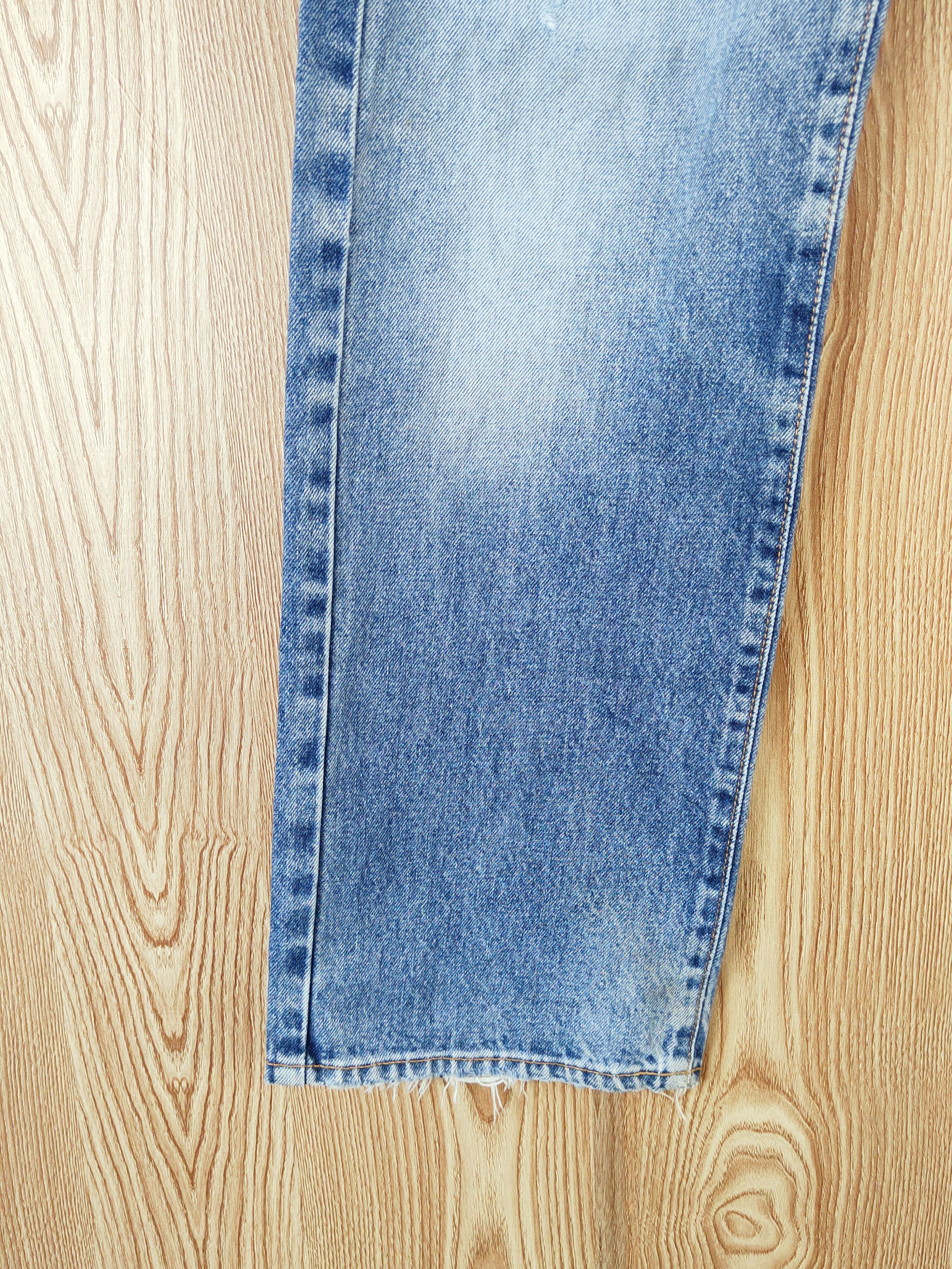 Japanese Brand Japanese Brand Blue Distressed Ripped denim Jeans #W802 Size US 28 / EU 44 - 4 Thumbnail