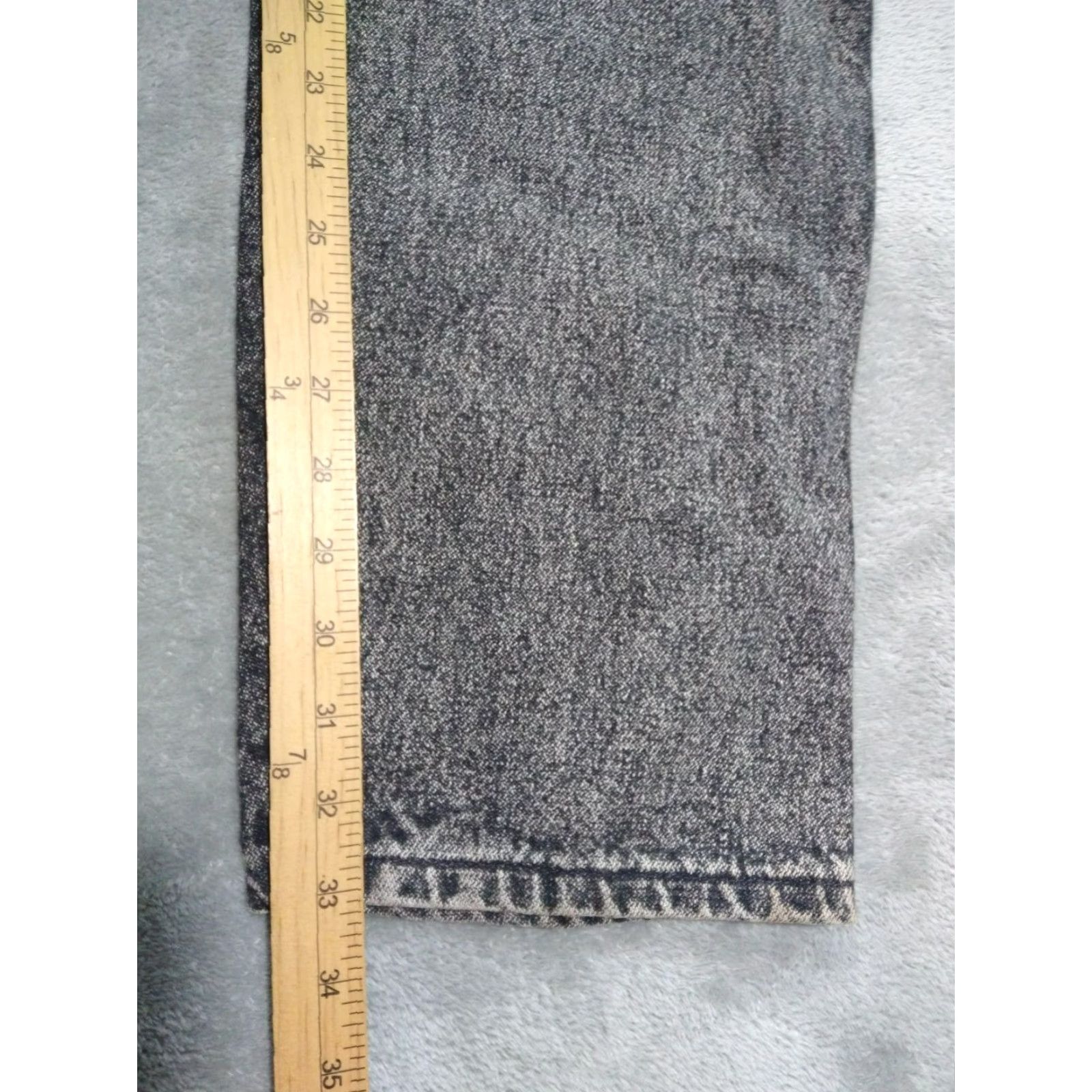 Wrangler VINTAGE Wrangler Jeans Womens 5-Pocket Denim Mom 17 x 34 Black USA 1980s Womens Jeans Size 38" / US 16 / IT 52 - 5 Thumbnail