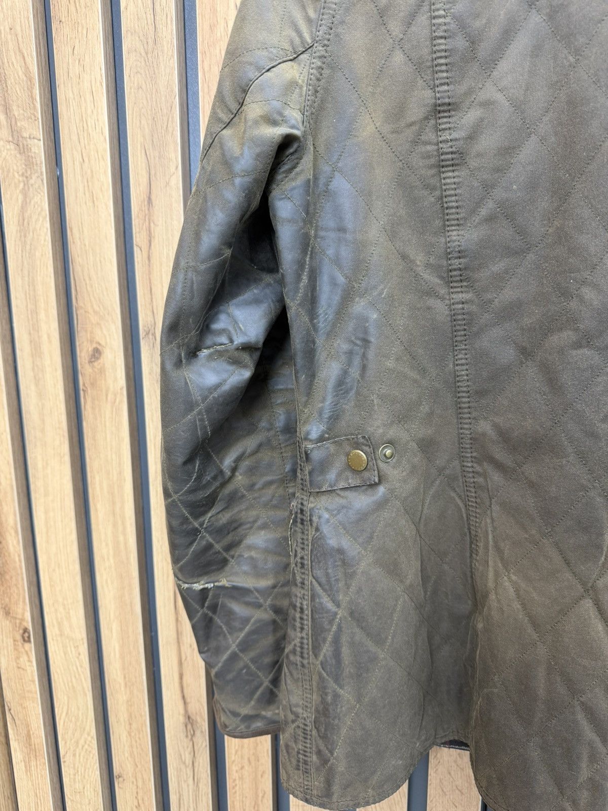 Barbour Barbour Quilted Utility Wax Jacket Size 14 Size L / US 10 / IT 46 - 13 Thumbnail
