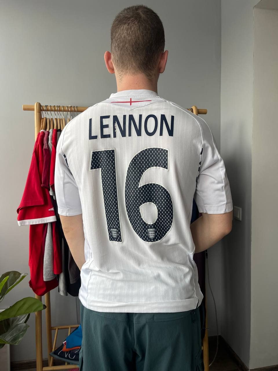 Umbro × Vintage ENGLAND 2007 2009 HOME SHIRT JERSEY UMBRO LENNON Size US M / EU 48-50 / 2 - 1 Thumbnail