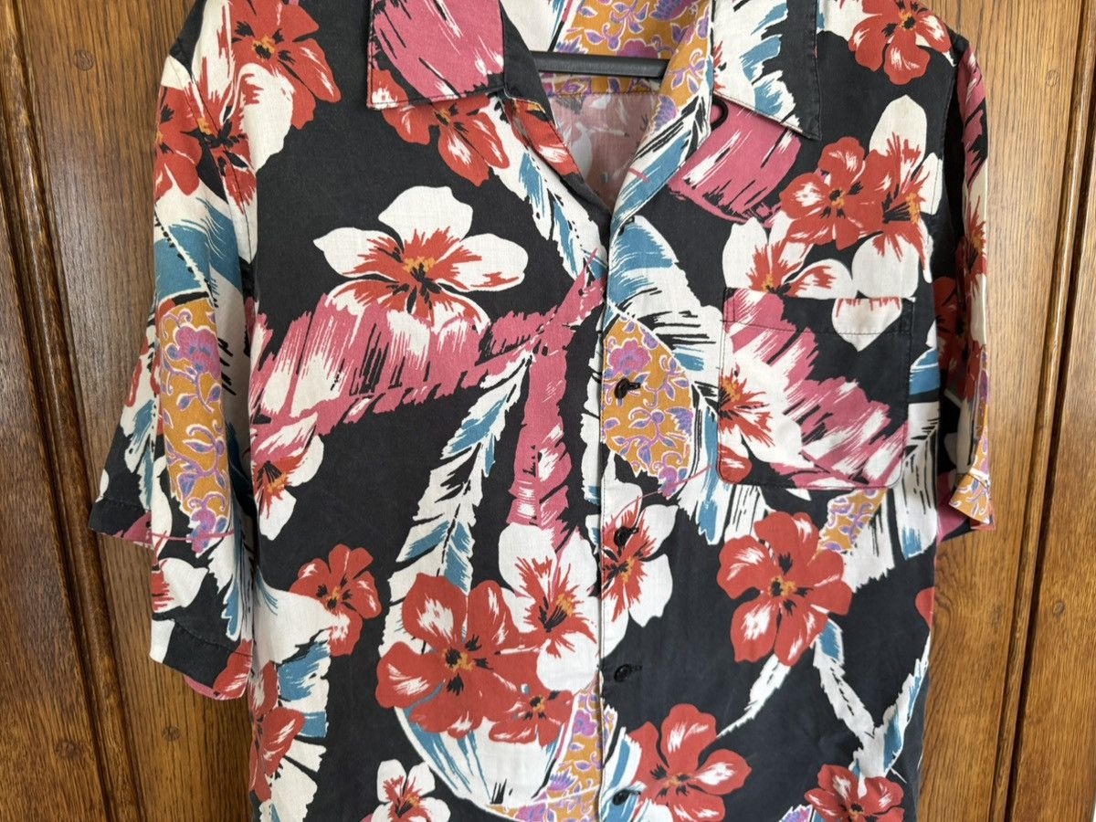 Saint Laurent Paris SS21 Saint Laurent Beckham Hawaiian shirt sample grail palm Size US S / EU 44-46 / 1 - 12 Thumbnail