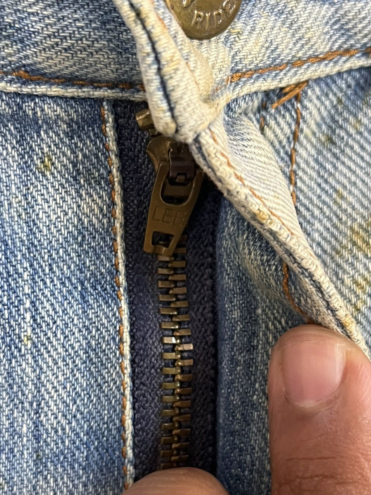 Lee × Vintage Vintage Lee Faded Denim Size US 30 / EU 46 - 8 Thumbnail
