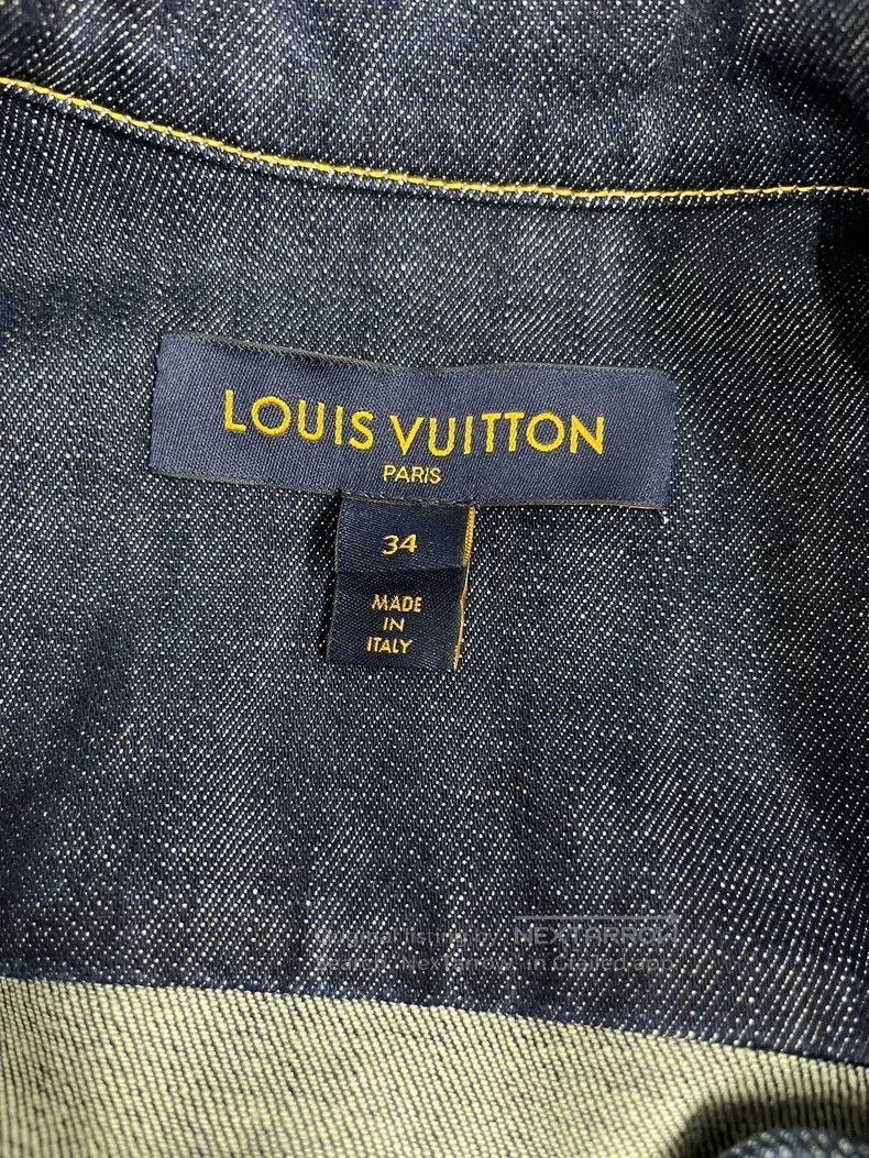 Louis Vuitton Louis Vuitton Presbyopic patchwork denim jacket Size XXS / US 00 / IT 34 - 4 Thumbnail