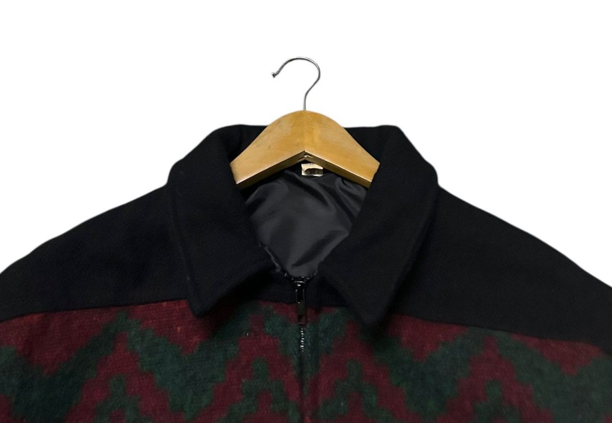 Vintage Vintage 80s Native wool bomber jacket Size US M / EU 48-50 / 2 - 2 Thumbnail