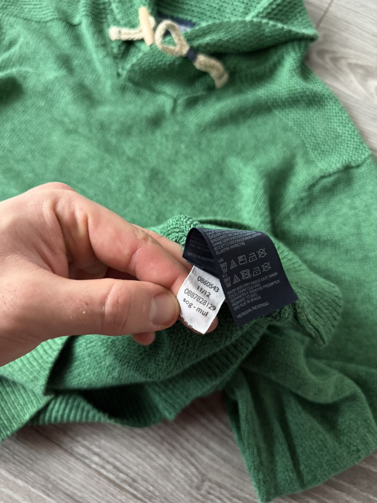 Tommy Hilfiger Tommy Hilfiger Linen Cotton Green Mens Sweater Size US M / EU 48-50 / 2 - 17 Thumbnail