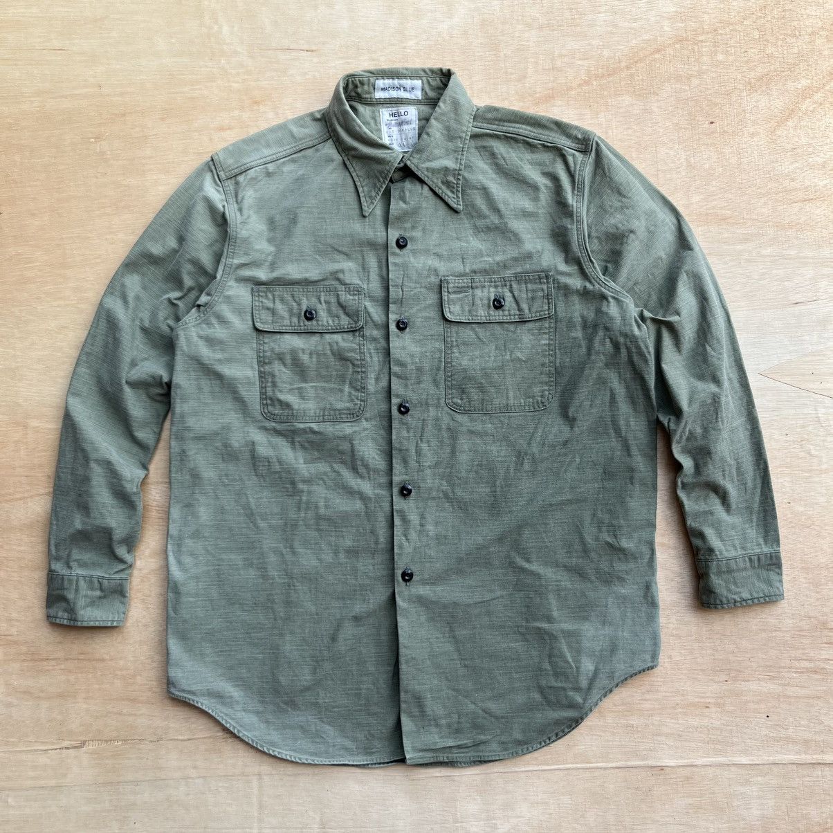 Japanese Brand MADISON BLUE WORK WEAR VINTAGE STYLE by MARIKO NAKAYAMA Size US M / EU 48-50 / 2 - 1 Thumbnail