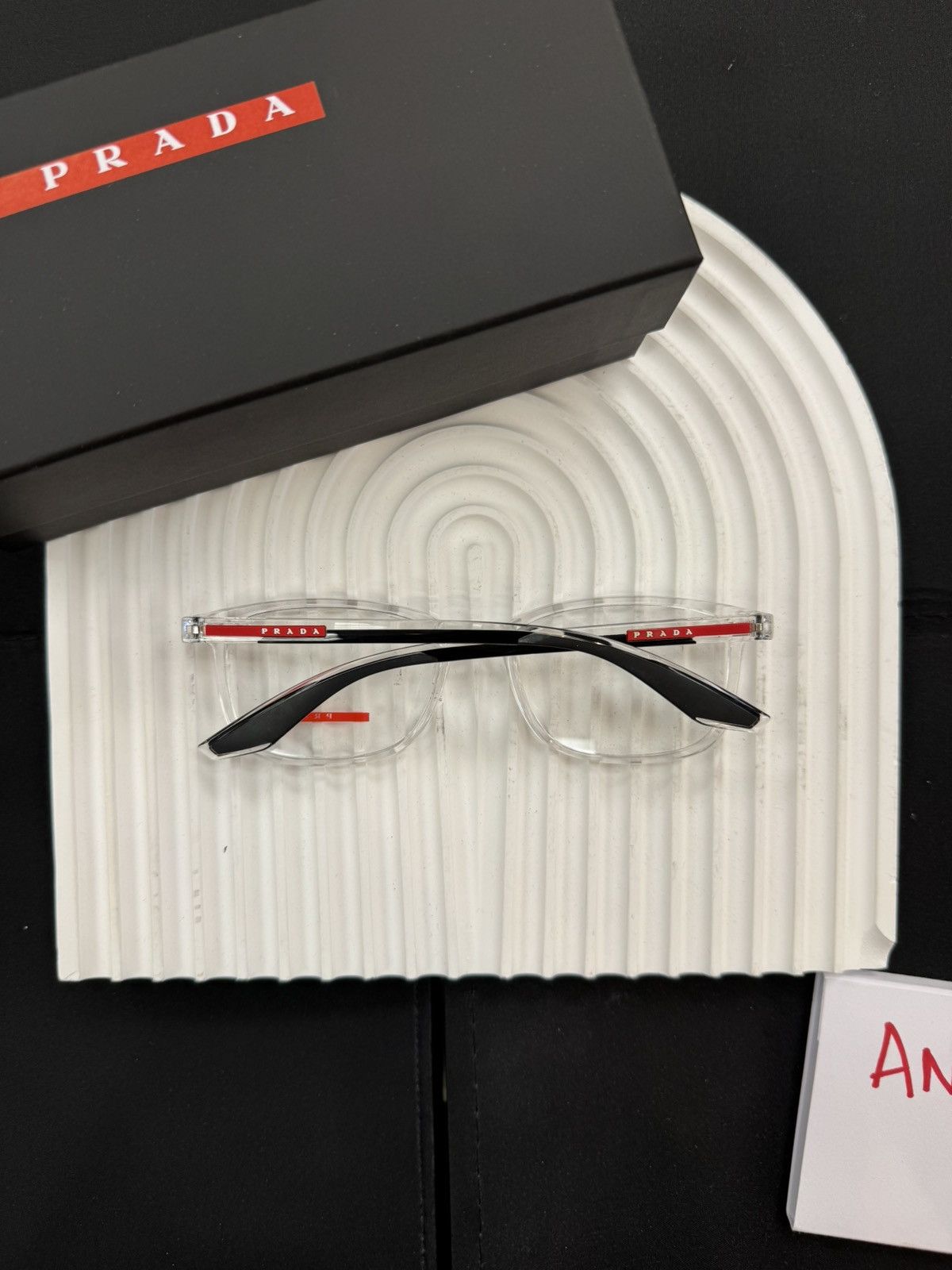 Prada × Vintage NEW Prada Clear Transparent Glasses EyeglassesNEW Prada Size ONE SIZE - 2 Thumbnail